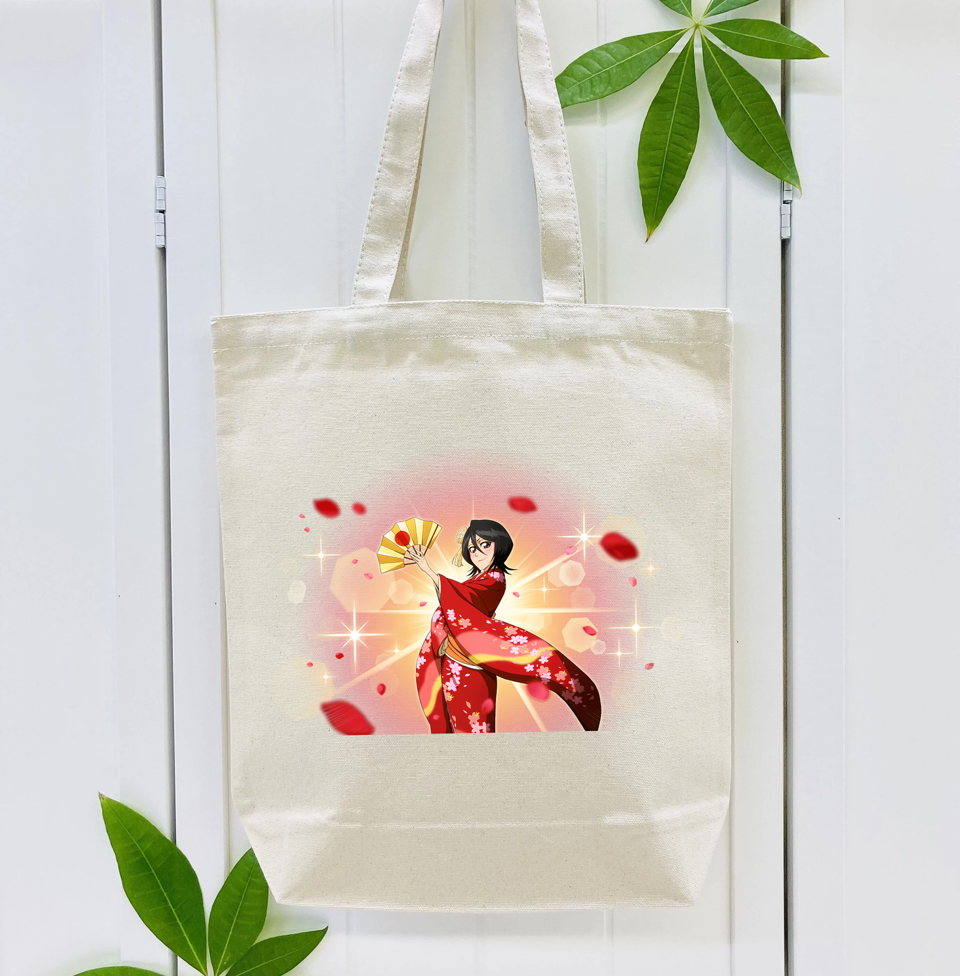 ブリーチ 朽木ルキア BLEACH Kuchiki Rukia 縦型キャンバス生地手提げバッグ　トートバッグ