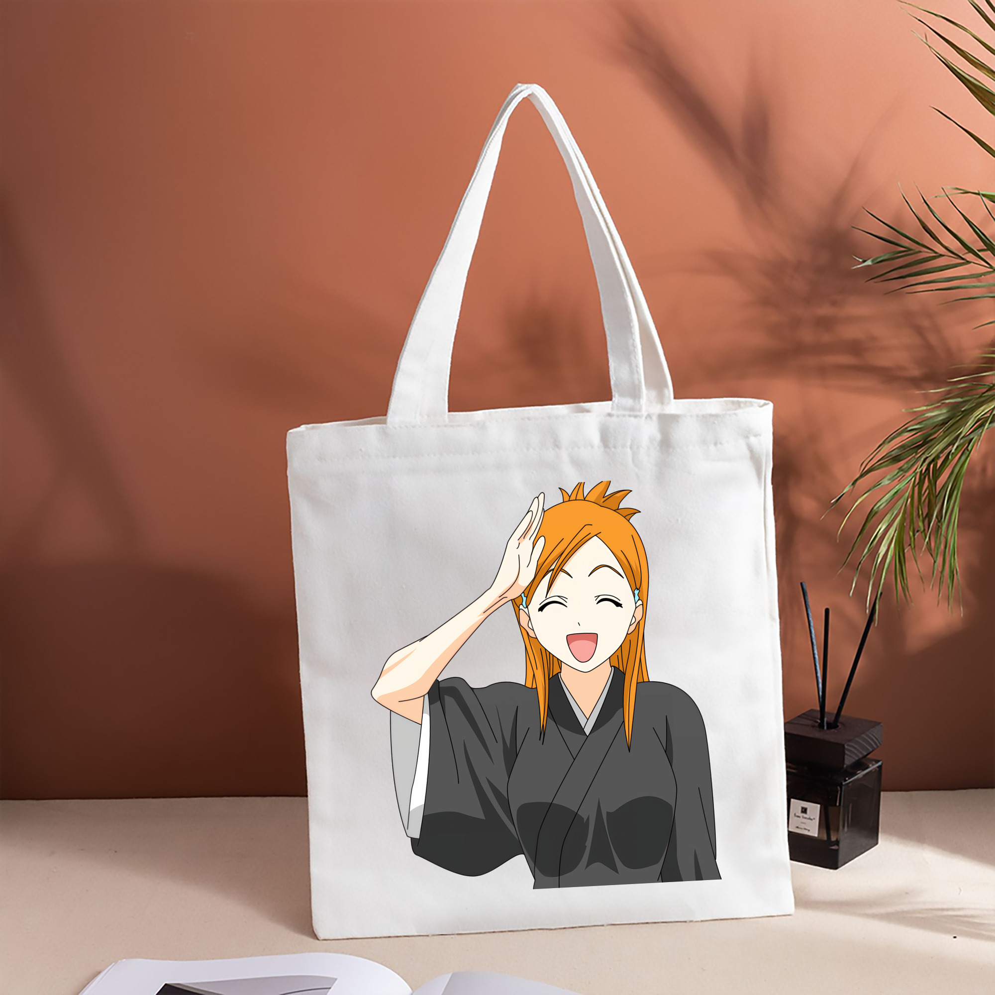 ブリーチ 井上織姫（いのうえおりひめ） BLEACH Inoue Orihime 縦型キャンバス生地手提げバッグ　トートバッグ