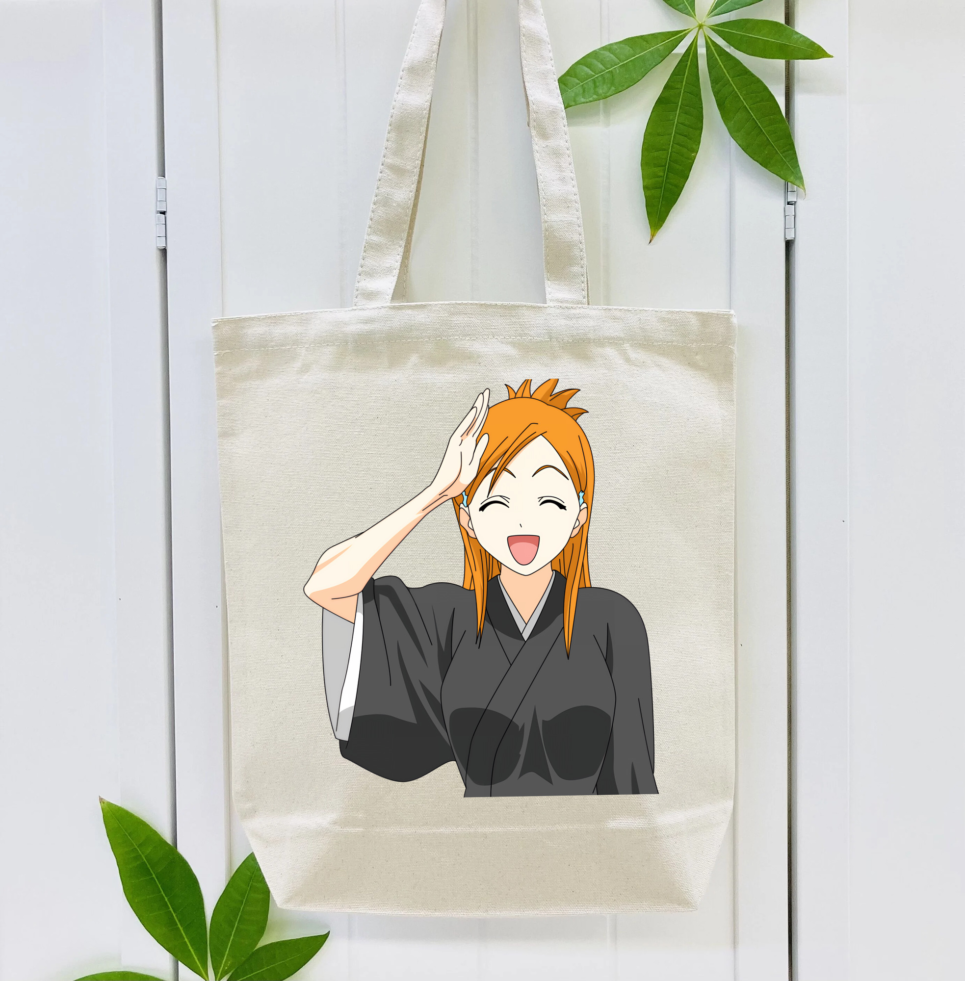ブリーチ 井上織姫（いのうえおりひめ） BLEACH Inoue Orihime 縦型キャンバス生地手提げバッグ　トートバッグ