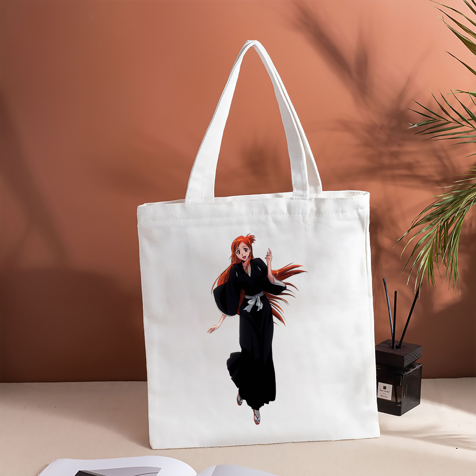 ブリーチ 井上織姫（いのうえおりひめ） BLEACH Inoue Orihime 縦型キャンバス生地手提げバッグ　トートバッグ