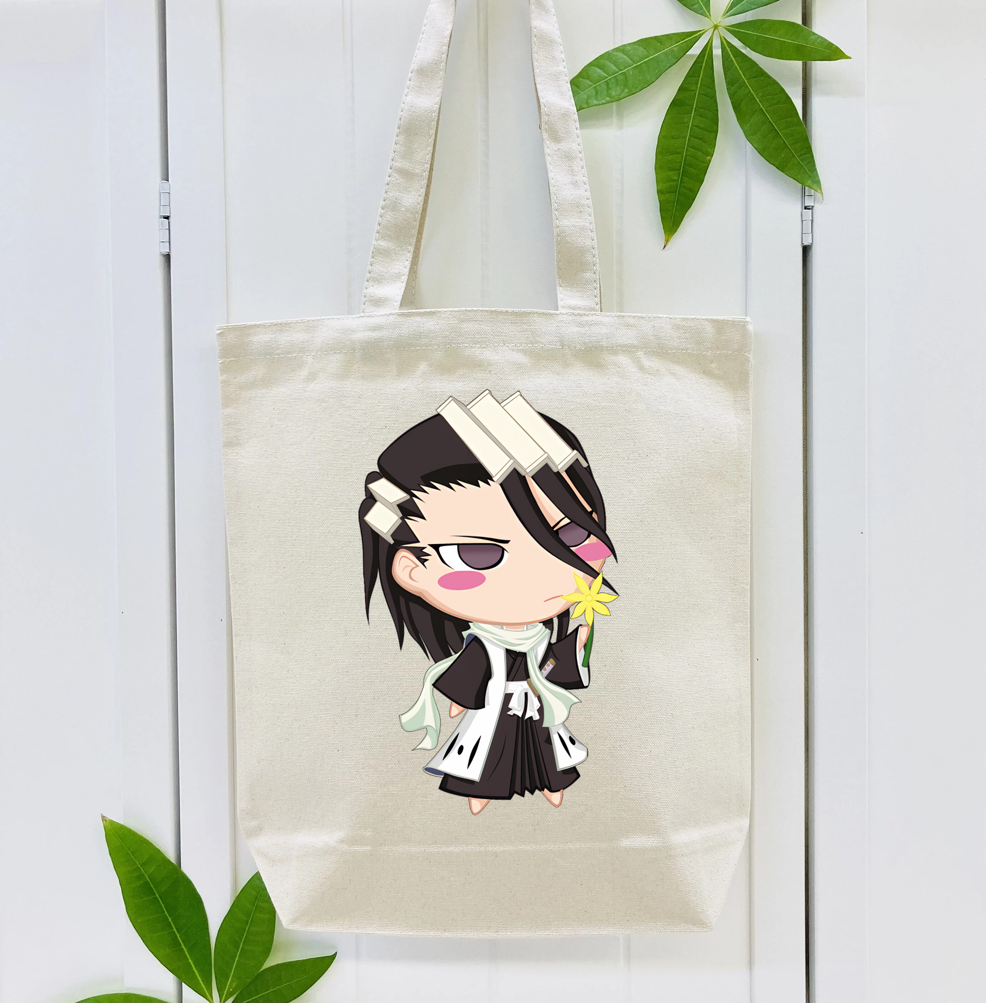 ブリーチ くちき びゃくや BLEACH Kuchiki Byakuya 縦型キャンバス生地手提げバッグ　トートバッグ