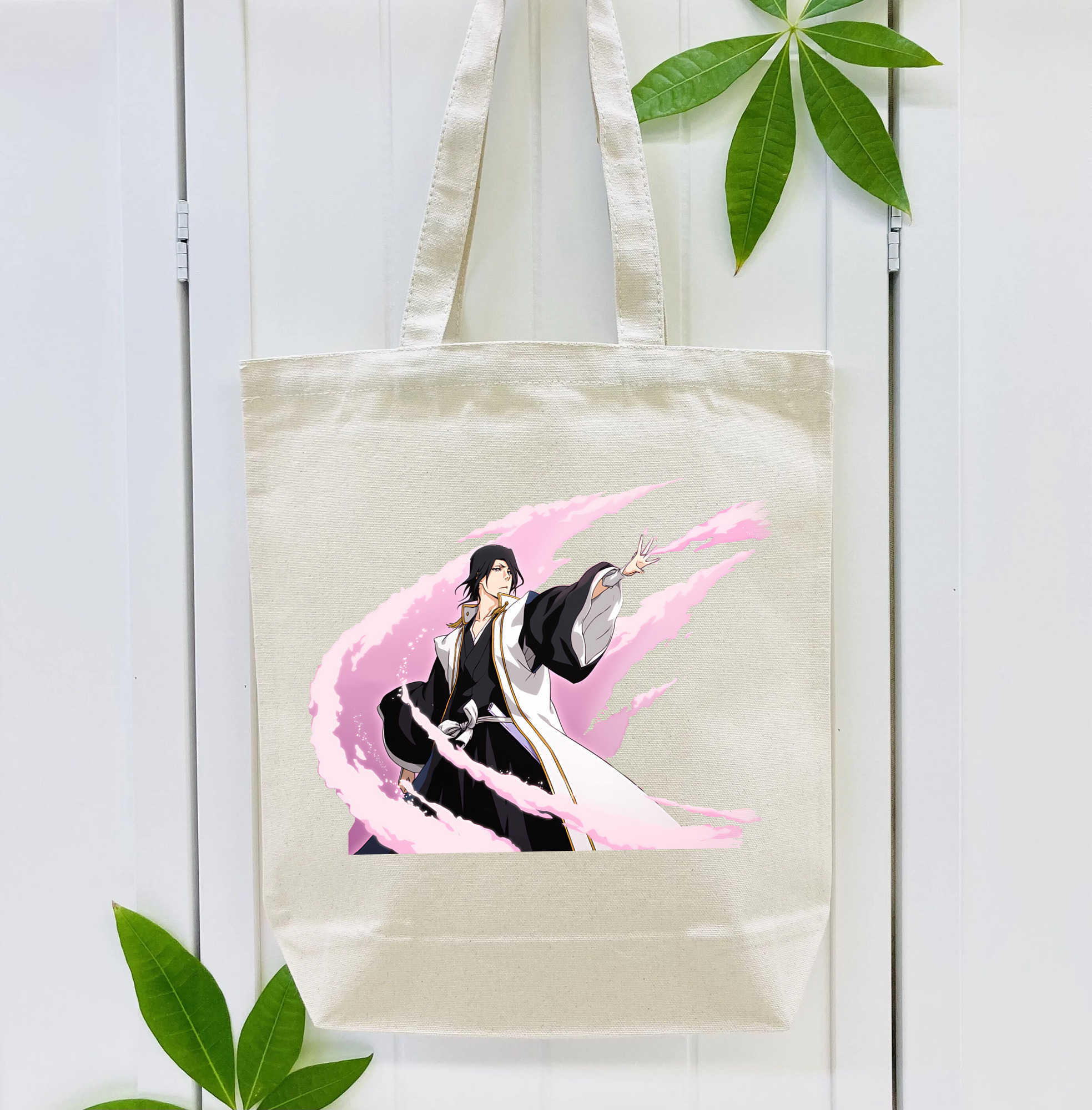 ブリーチ くちき びゃくや BLEACH Kuchiki Byakuya 縦型キャンバス生地手提げバッグ　トートバッグ