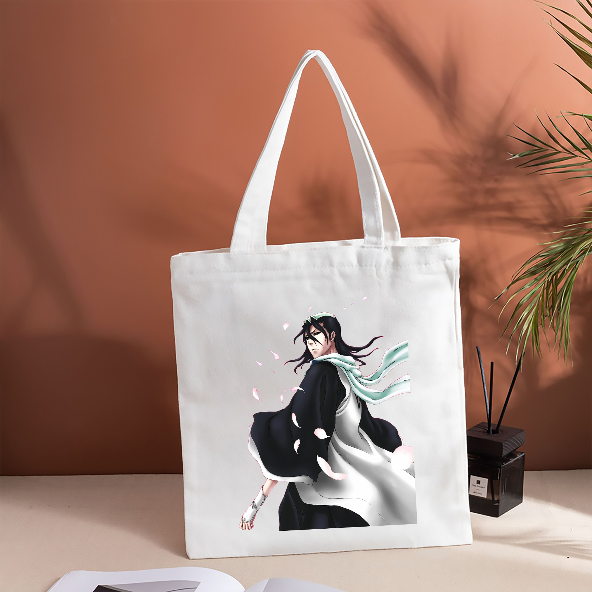 ブリーチ くちき びゃくや BLEACH Kuchiki Byakuya 縦型キャンバス生地手提げバッグ　トートバッグ