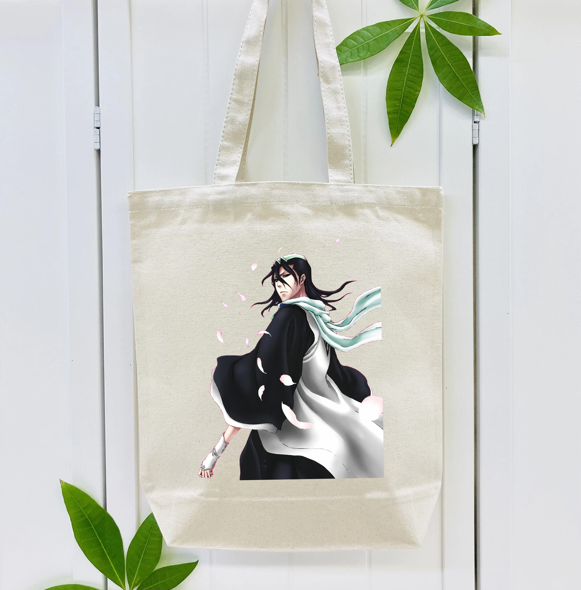ブリーチ くちき びゃくや BLEACH Kuchiki Byakuya 縦型キャンバス生地手提げバッグ　トートバッグ