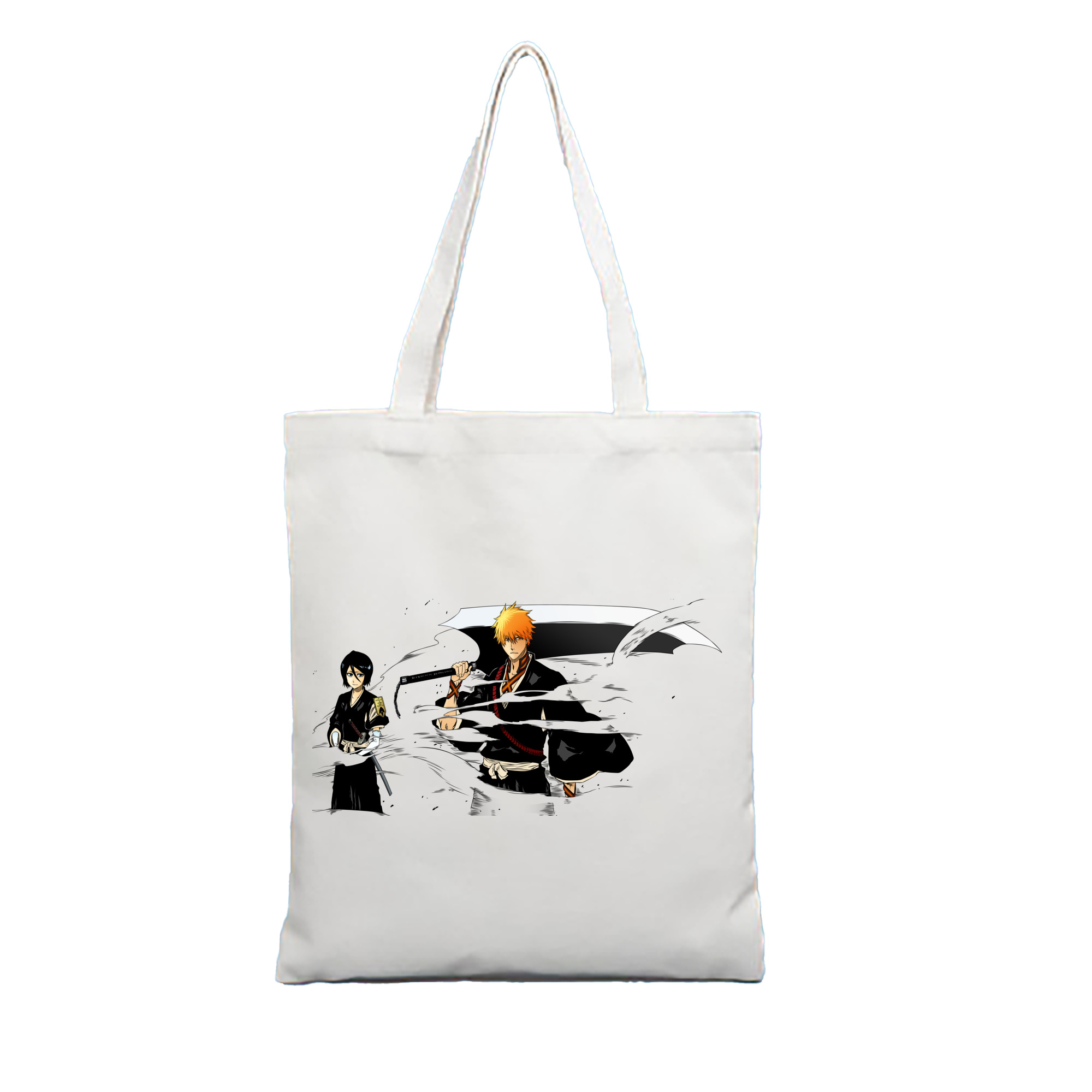 （画像用） ブリーチ 黒崎一護（くろさき いちご）BLEACH Kurosaki Ichigo 縦型キャンバス生地手提げバッグ　トートバッグ