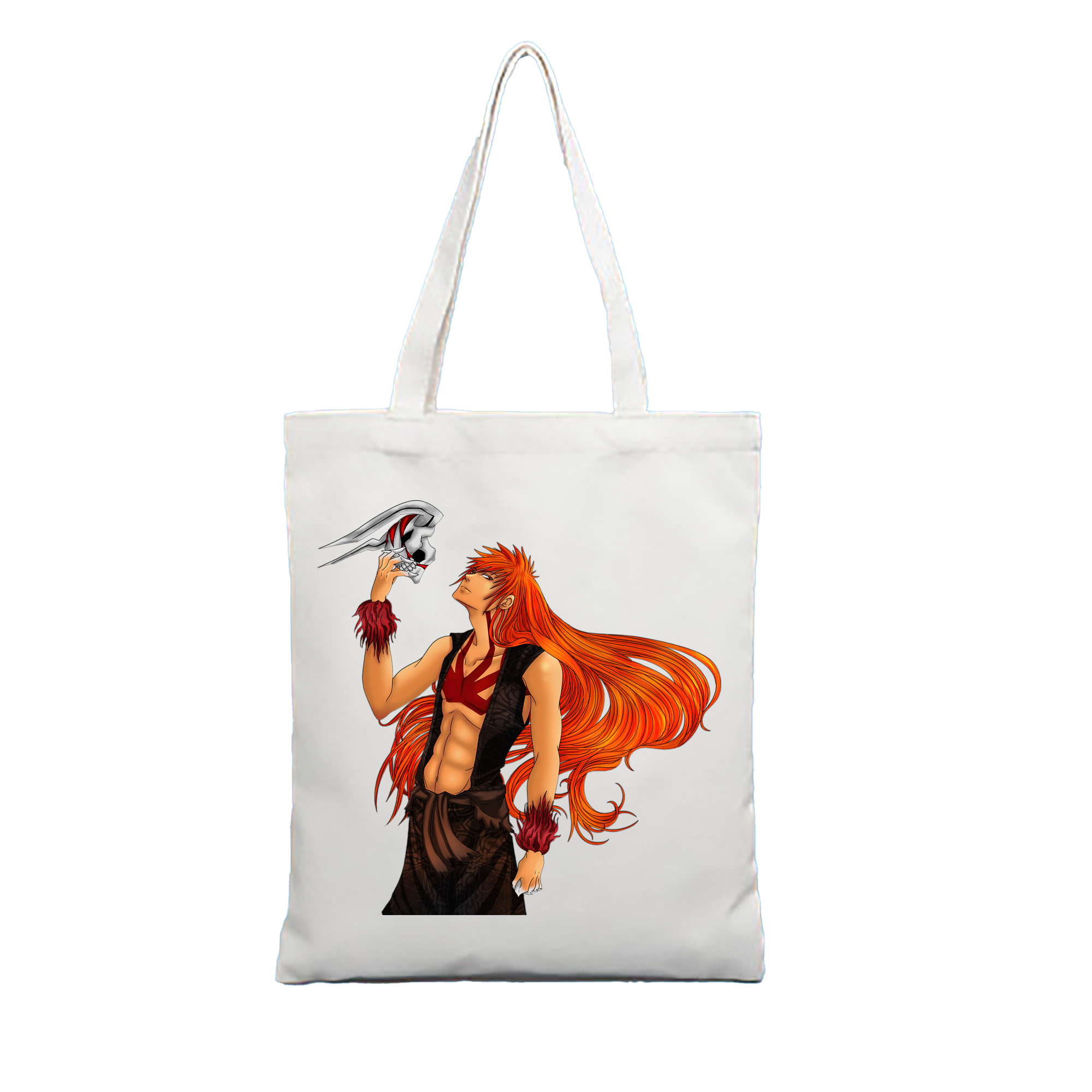 （画像用） ブリーチ 黒崎一護（くろさき いちご）BLEACH Kurosaki Ichigo 縦型キャンバス生地手提げバッグ　トートバッグ