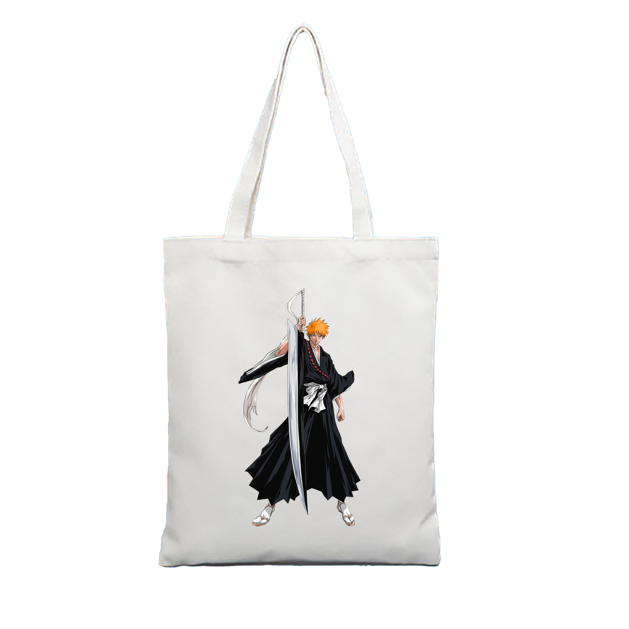 （画像用） ブリーチ 黒崎一護（くろさき いちご）BLEACH Kurosaki Ichigo 縦型キャンバス生地手提げバッグ　トートバッグ