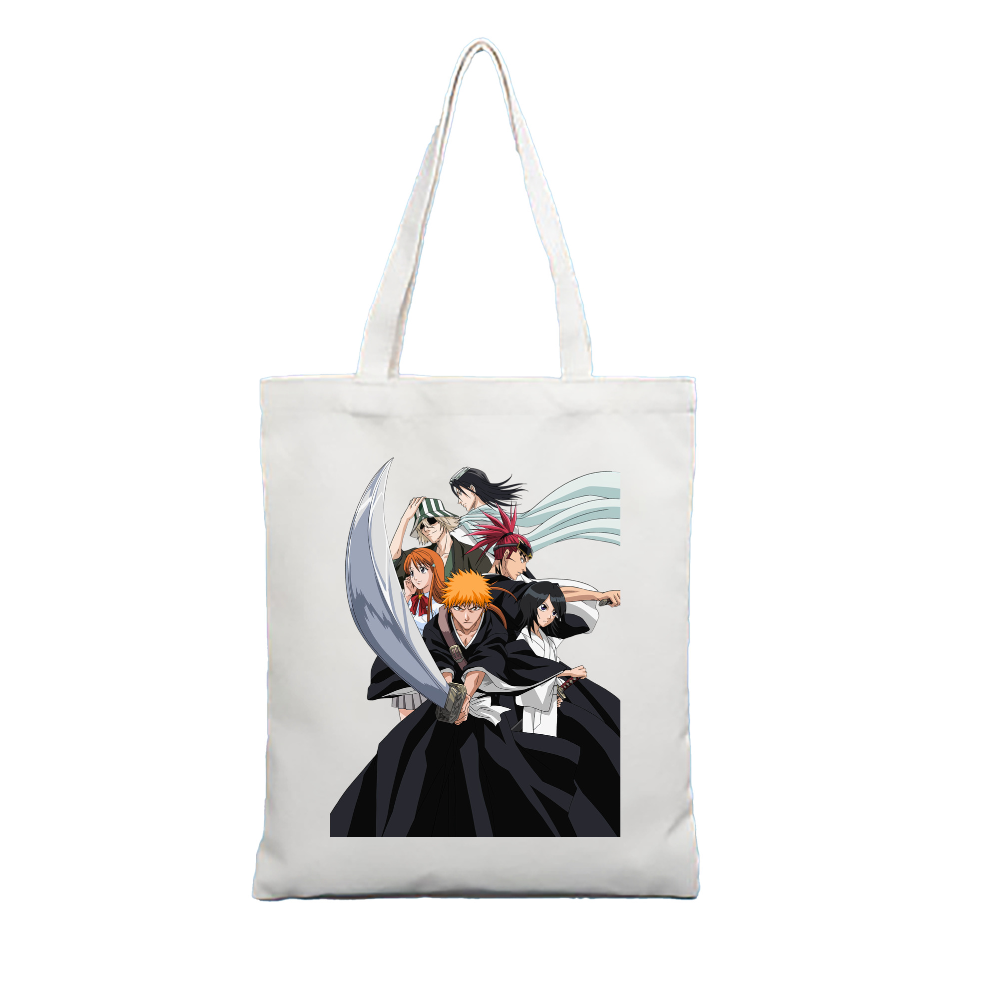 （画像用） ブリーチ 黒崎一護（くろさき いちご）BLEACH Kurosaki Ichigo 縦型キャンバス生地手提げバッグ　トートバッグ