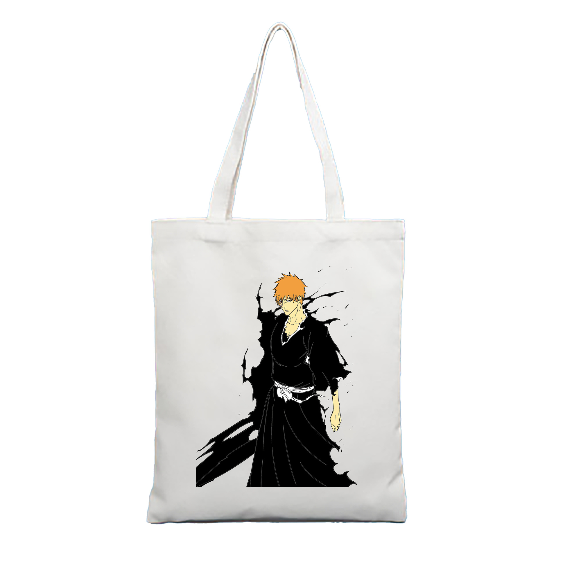 （画像用） ブリーチ 黒崎一護（くろさき いちご）BLEACH Kurosaki Ichigo 縦型キャンバス生地手提げバッグ　トートバッグ