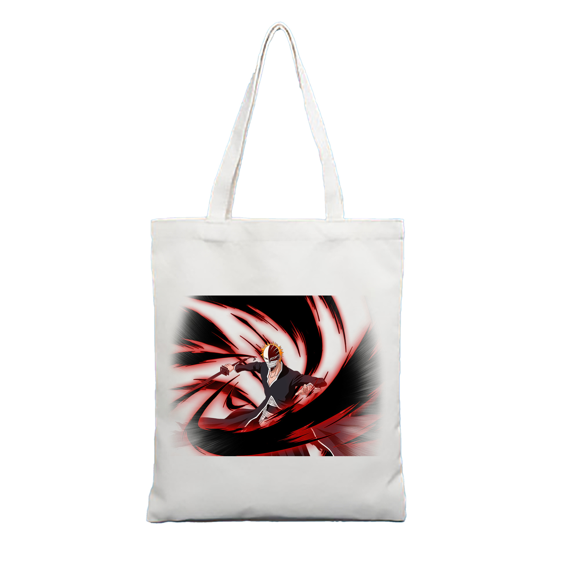 （画像用） ブリーチ 黒崎一護（くろさき いちご）BLEACH Kurosaki Ichigo 縦型キャンバス生地手提げバッグ　トートバッグ