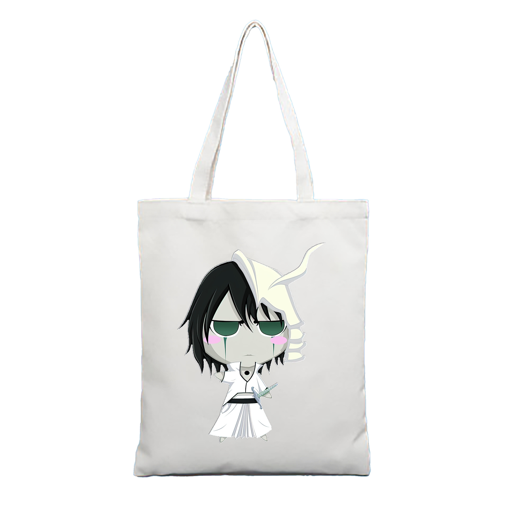 （画像用） ブリーチ ウルキオラ·シファー BLEACH Ulquiorra cifer 縦型キャンバス生地手提げバッグ　トートバッグ