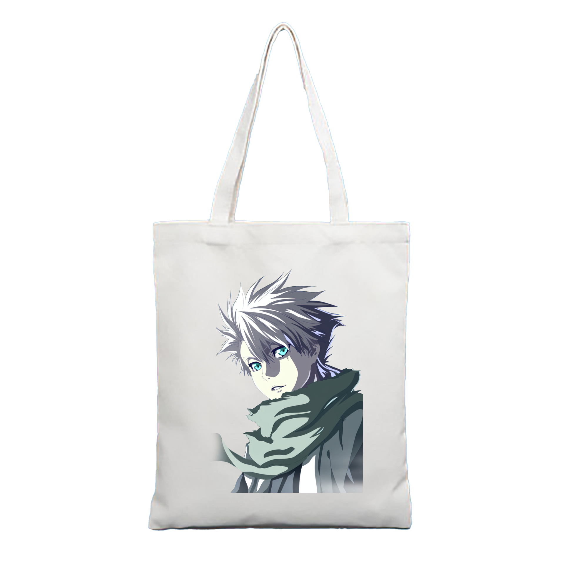 （画像用） ブリーチ 日番谷冬獅郎（ひつがや とうしろう） BLEACH Hitsugaya Toushirou 縦型キャンバス生地手提げバッグ　トートバッグ