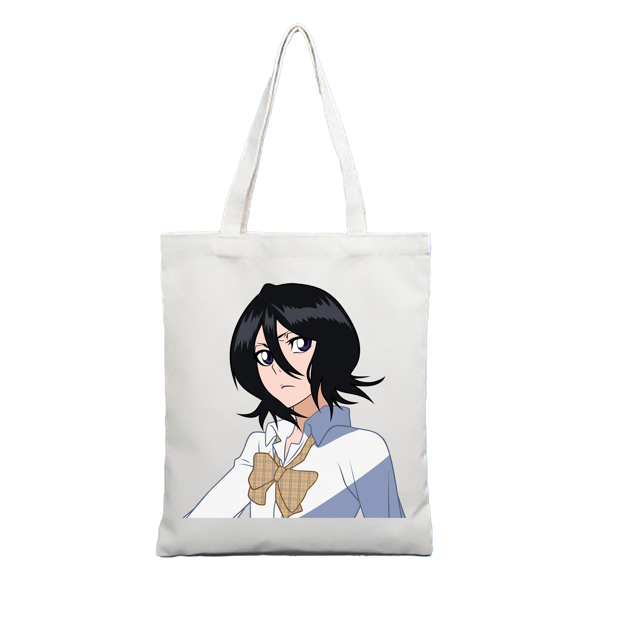 （画像用） ブリーチ 朽木ルキア BLEACH Kuchiki Rukia 縦型キャンバス生地手提げバッグ　トートバッグ