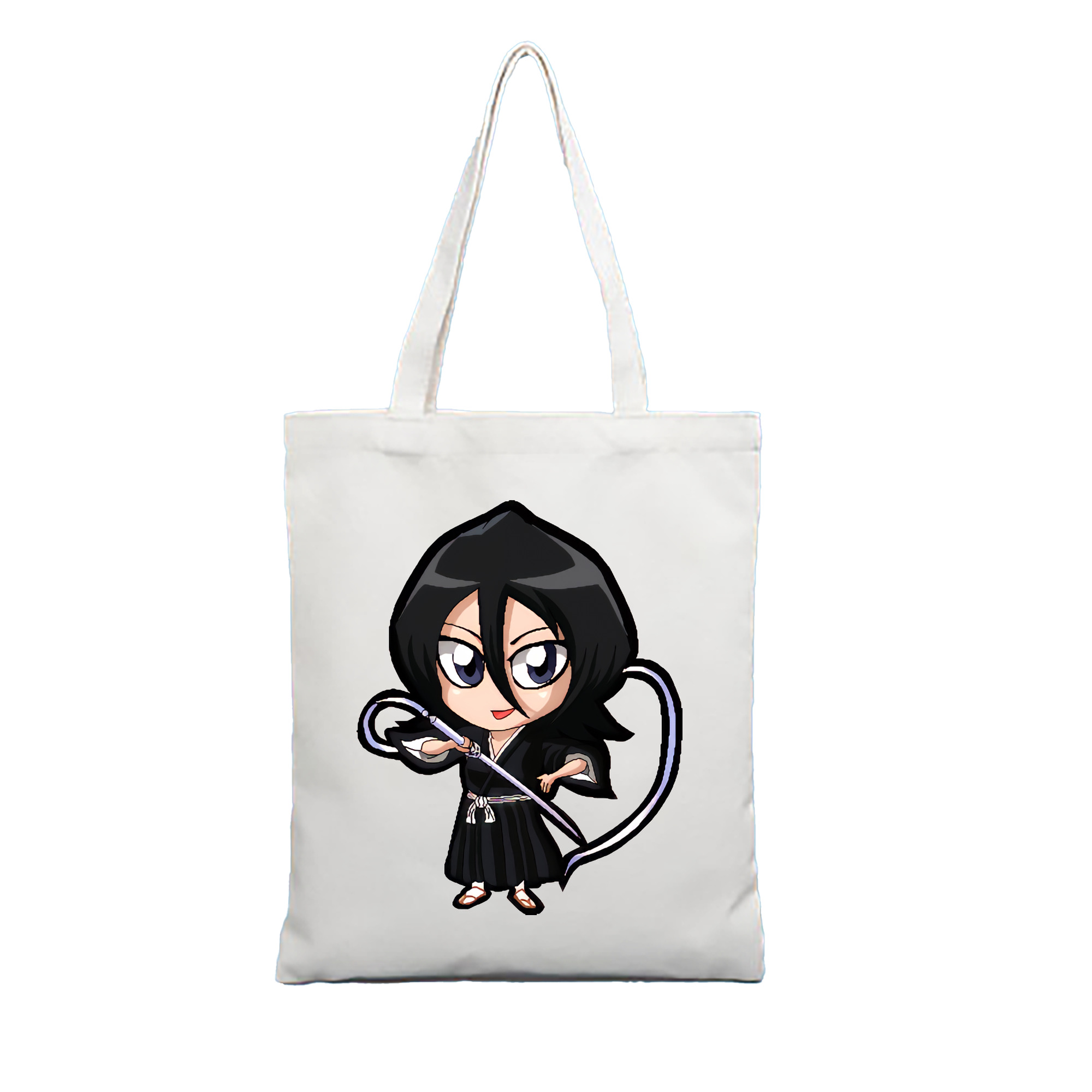 （画像用） ブリーチ 朽木ルキア BLEACH Kuchiki Rukia 縦型キャンバス生地手提げバッグ　トートバッグ