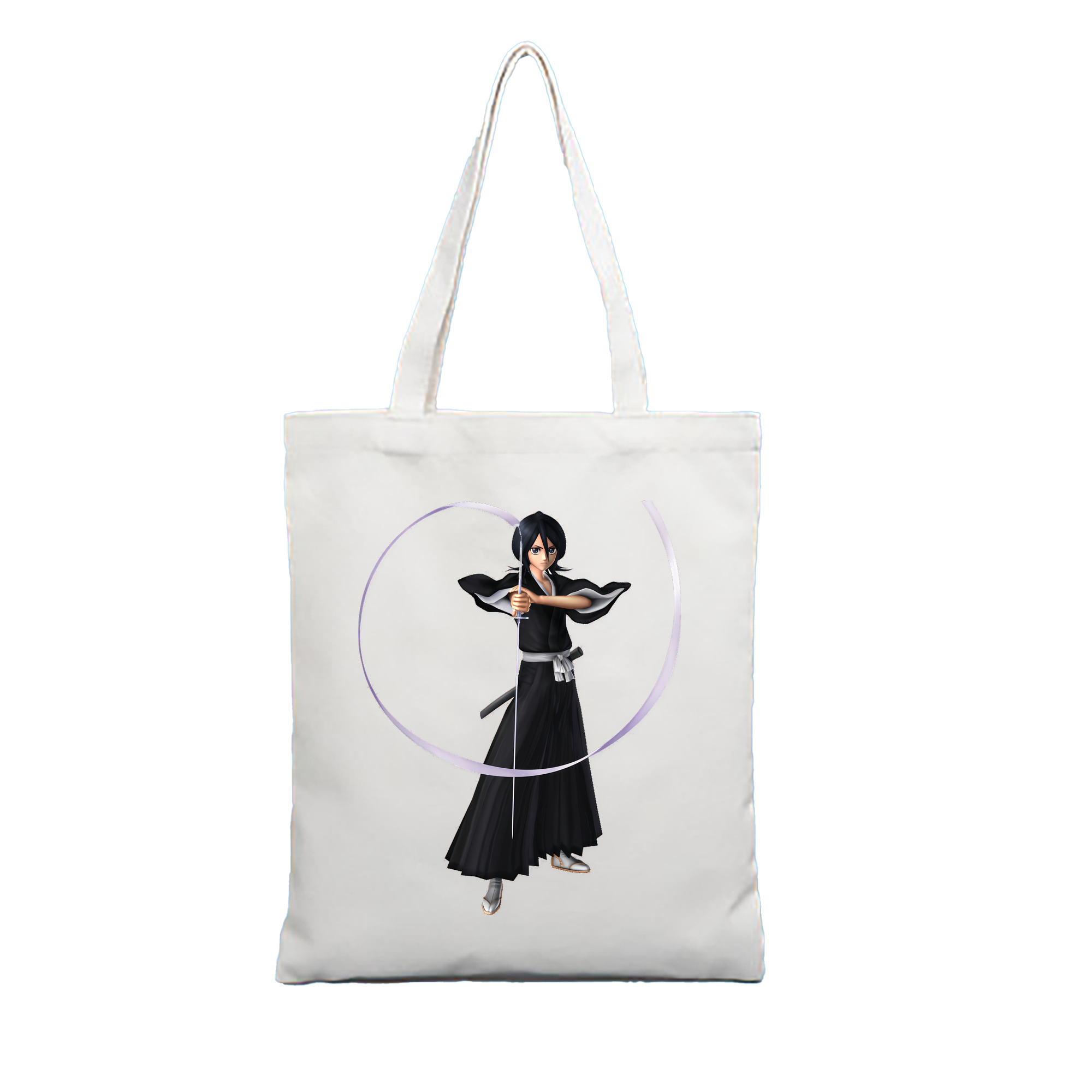 （画像用） ブリーチ 朽木ルキア BLEACH Kuchiki Rukia 縦型キャンバス生地手提げバッグ　トートバッグ
