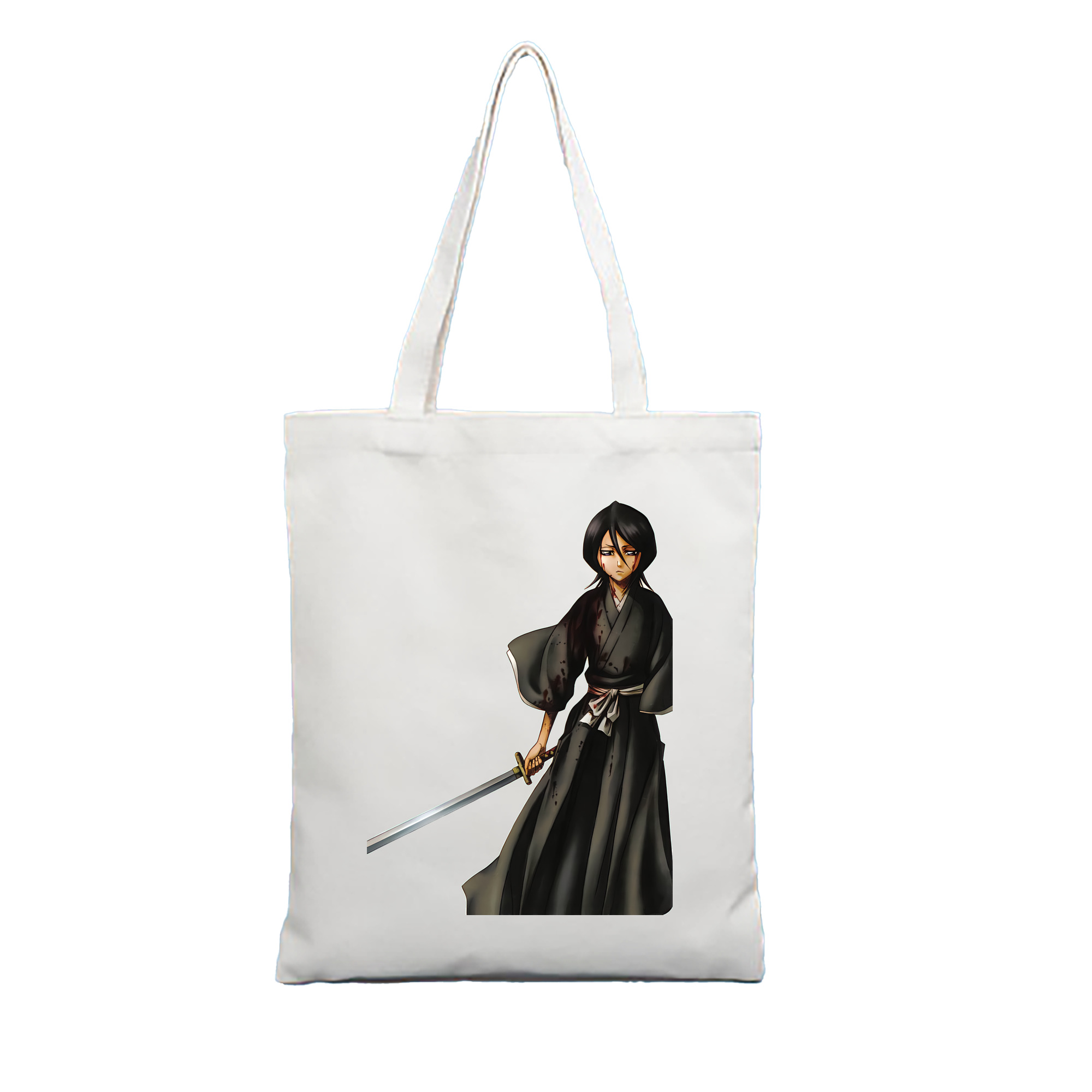 （画像用） ブリーチ 朽木ルキア BLEACH Kuchiki Rukia 縦型キャンバス生地手提げバッグ　トートバッグ