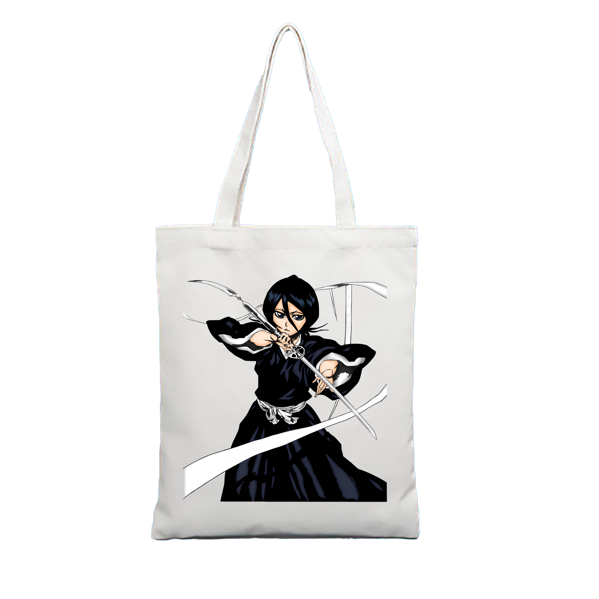 （画像用） ブリーチ 朽木ルキア BLEACH Kuchiki Rukia 縦型キャンバス生地手提げバッグ　トートバッグ