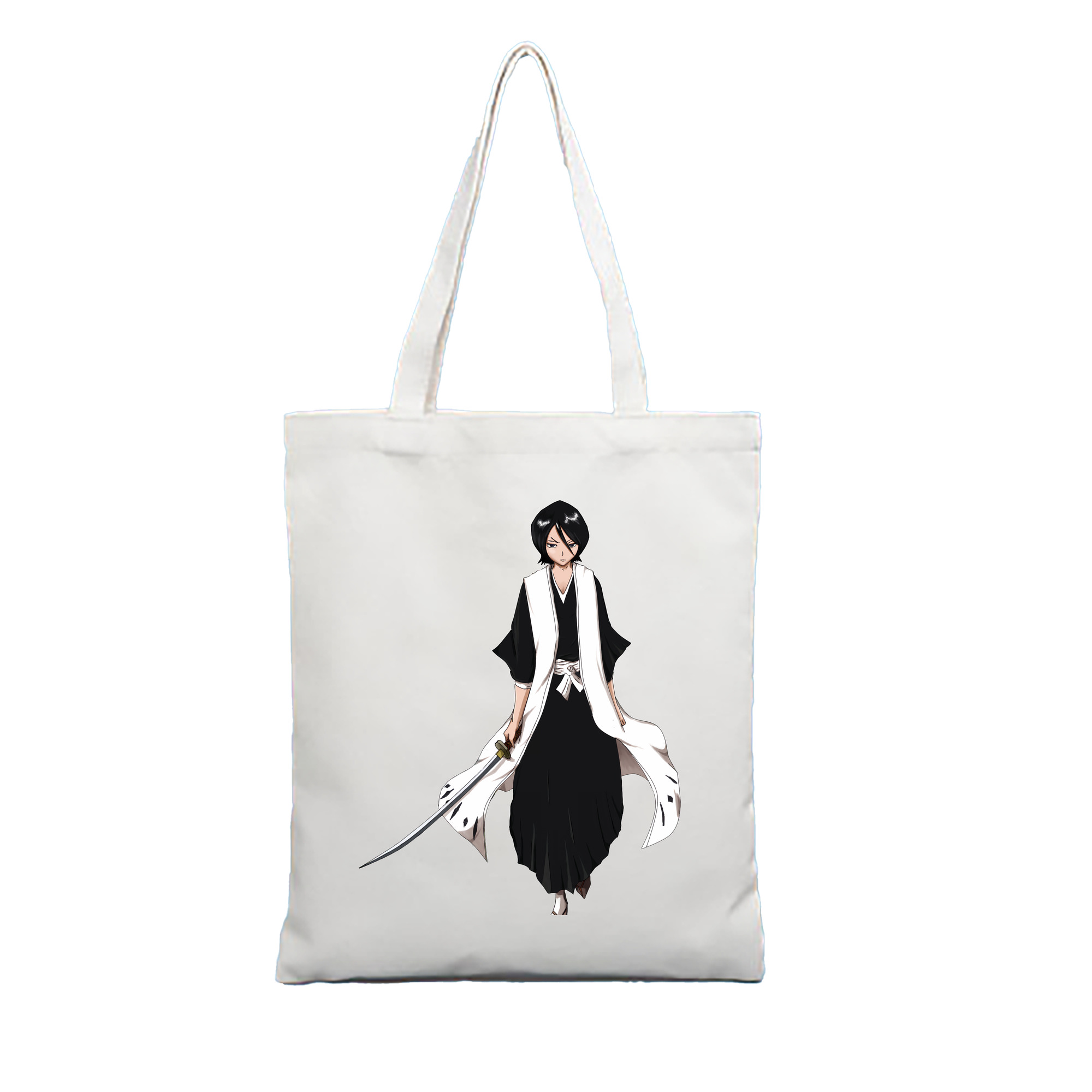 （画像用） ブリーチ 朽木ルキア BLEACH Kuchiki Rukia 縦型キャンバス生地手提げバッグ　トートバッグ