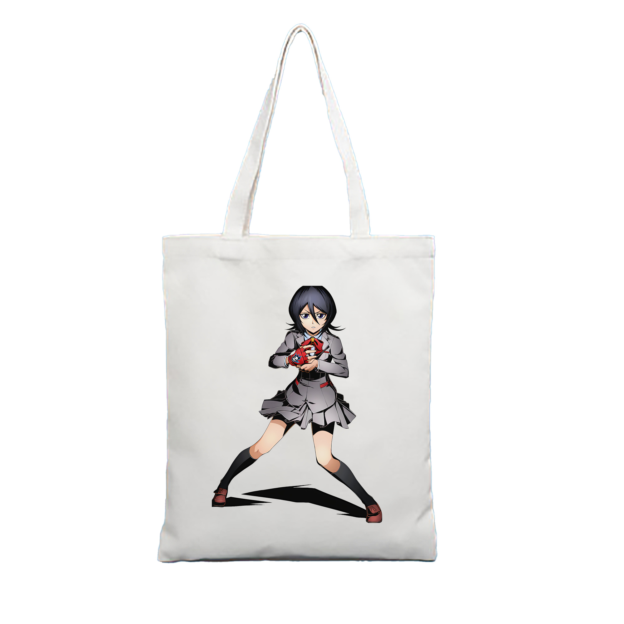 （画像用） ブリーチ 朽木ルキア BLEACH Kuchiki Rukia 縦型キャンバス生地手提げバッグ　トートバッグ