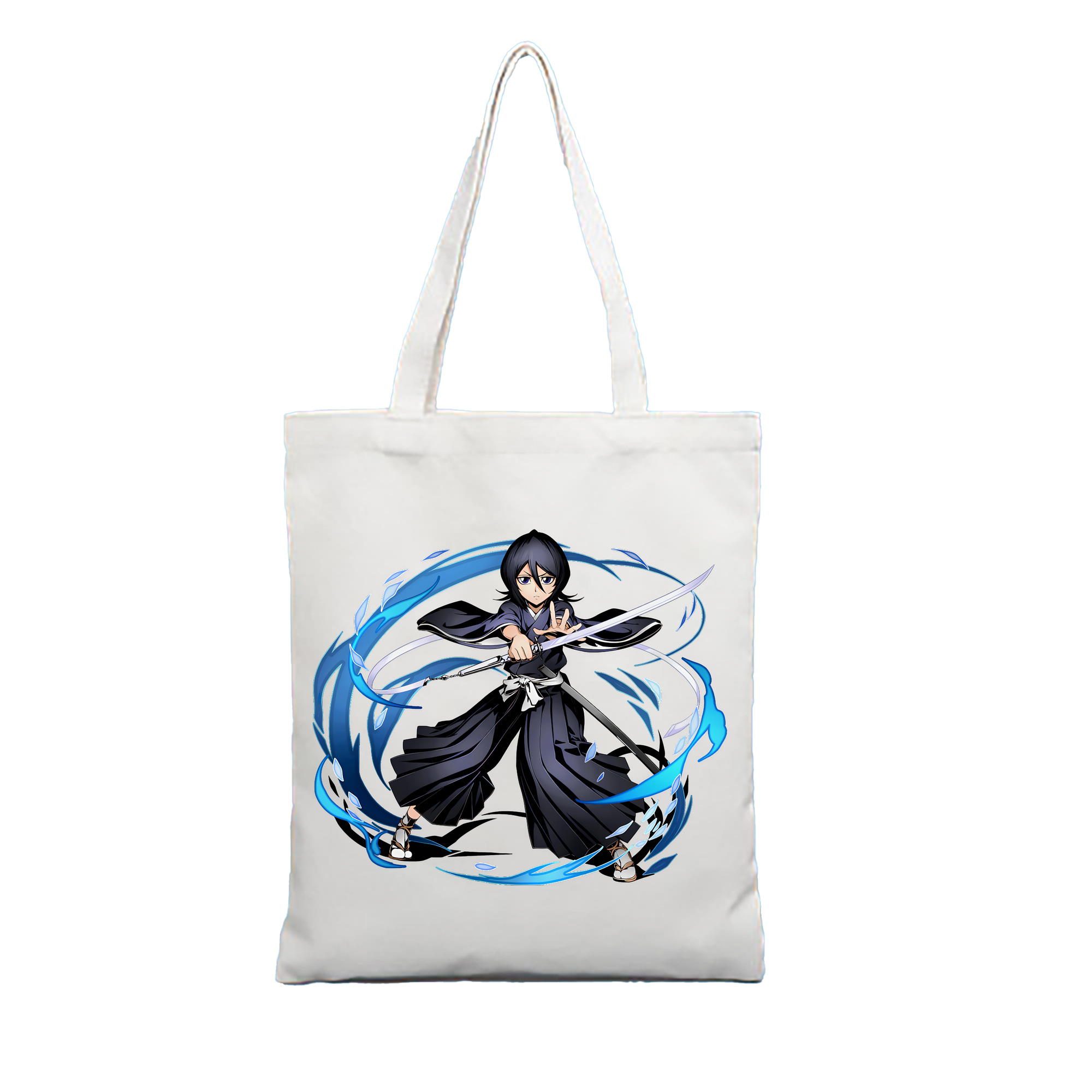（画像用） ブリーチ 朽木ルキア BLEACH Kuchiki Rukia 縦型キャンバス生地手提げバッグ　トートバッグ