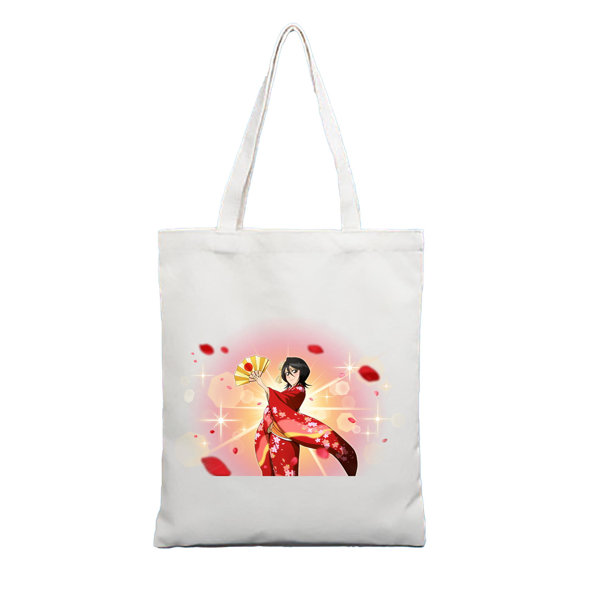 （画像用） ブリーチ 朽木ルキア BLEACH Kuchiki Rukia 縦型キャンバス生地手提げバッグ　トートバッグ