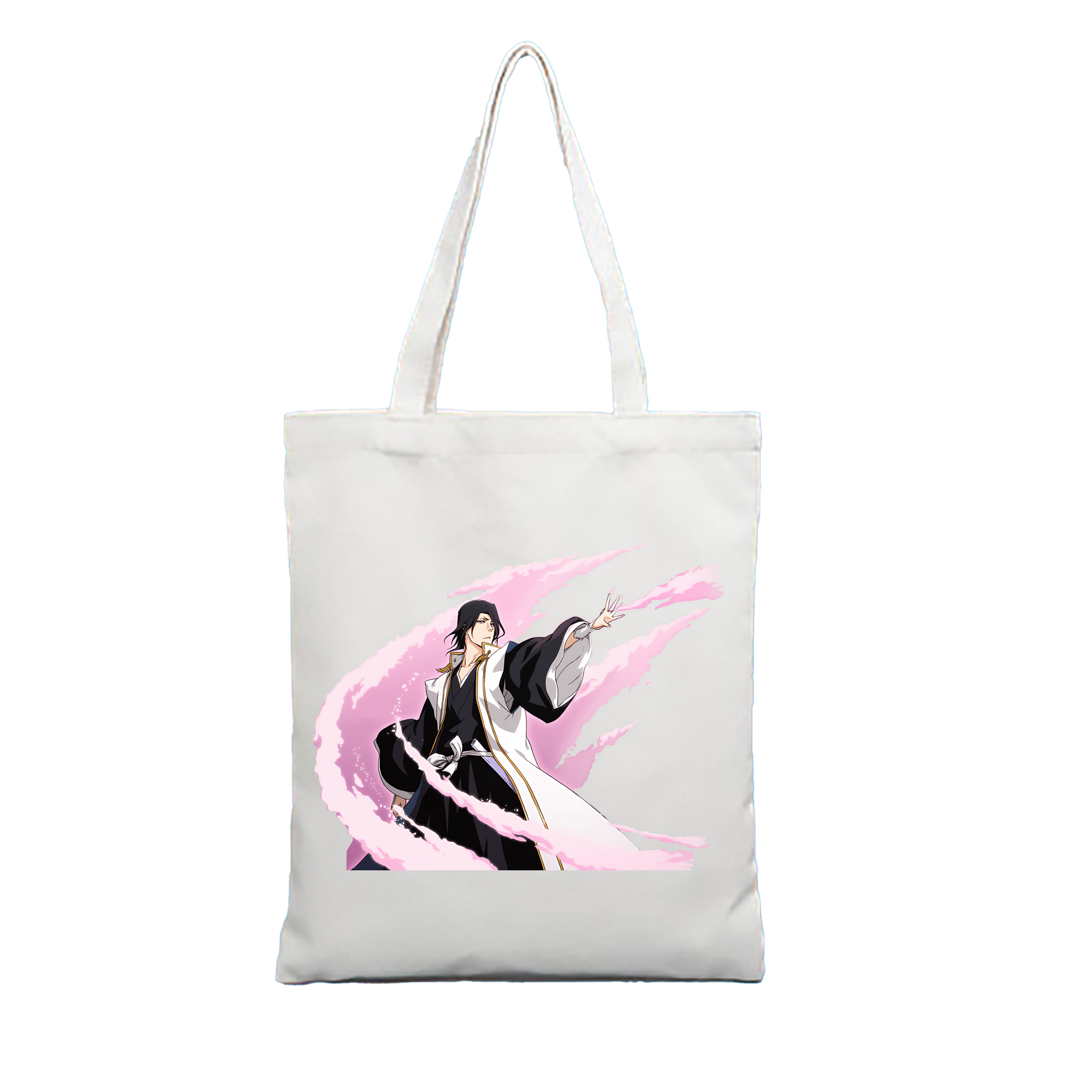 （画像用） ブリーチ くちき びゃくや BLEACH Kuchiki Byakuya 縦型キャンバス生地手提げバッグ　トートバッグ