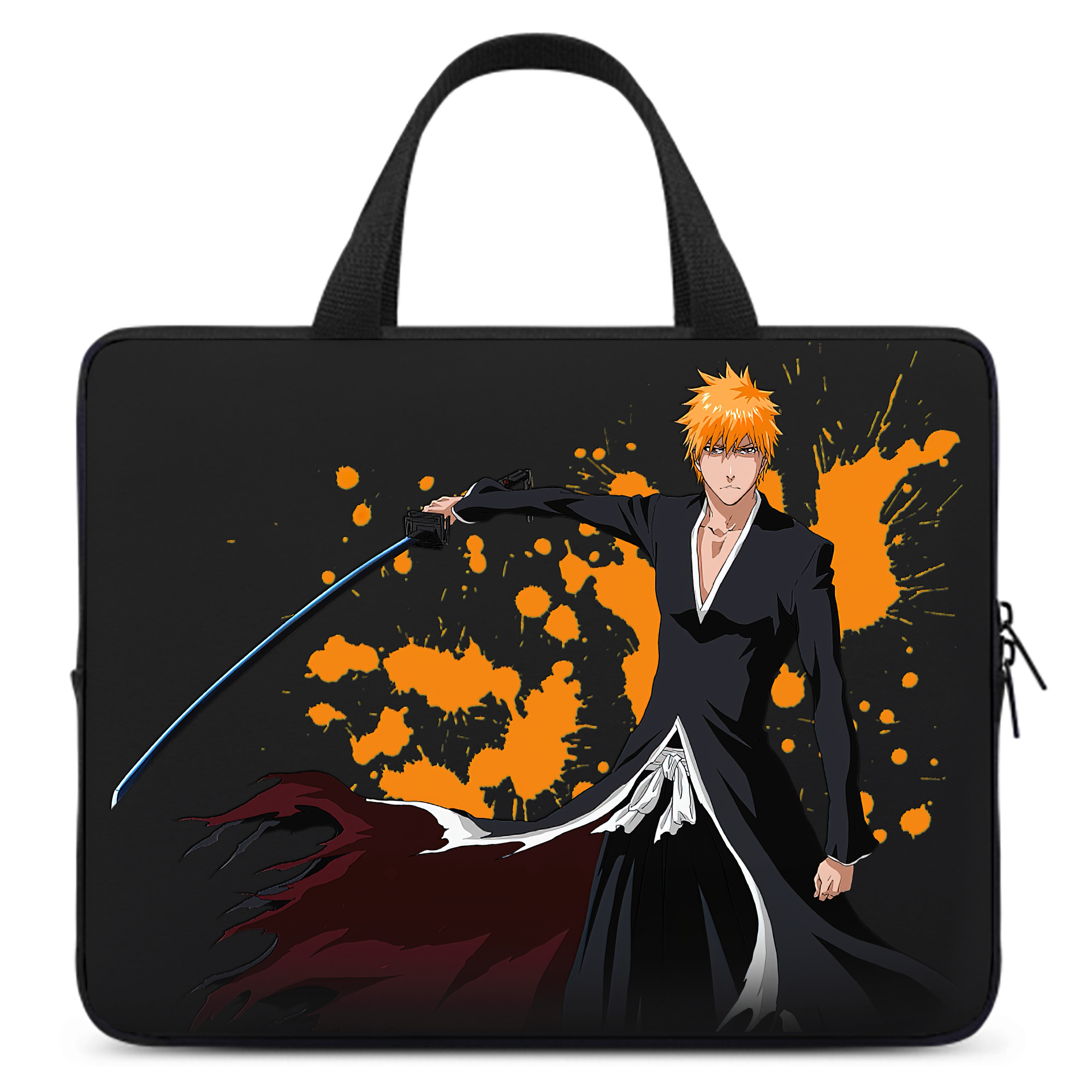（画像用） ブリーチ 黒崎一護（くろさき いちご）BLEACH Kurosaki Ichigo 手提げノートパソコンバッグ