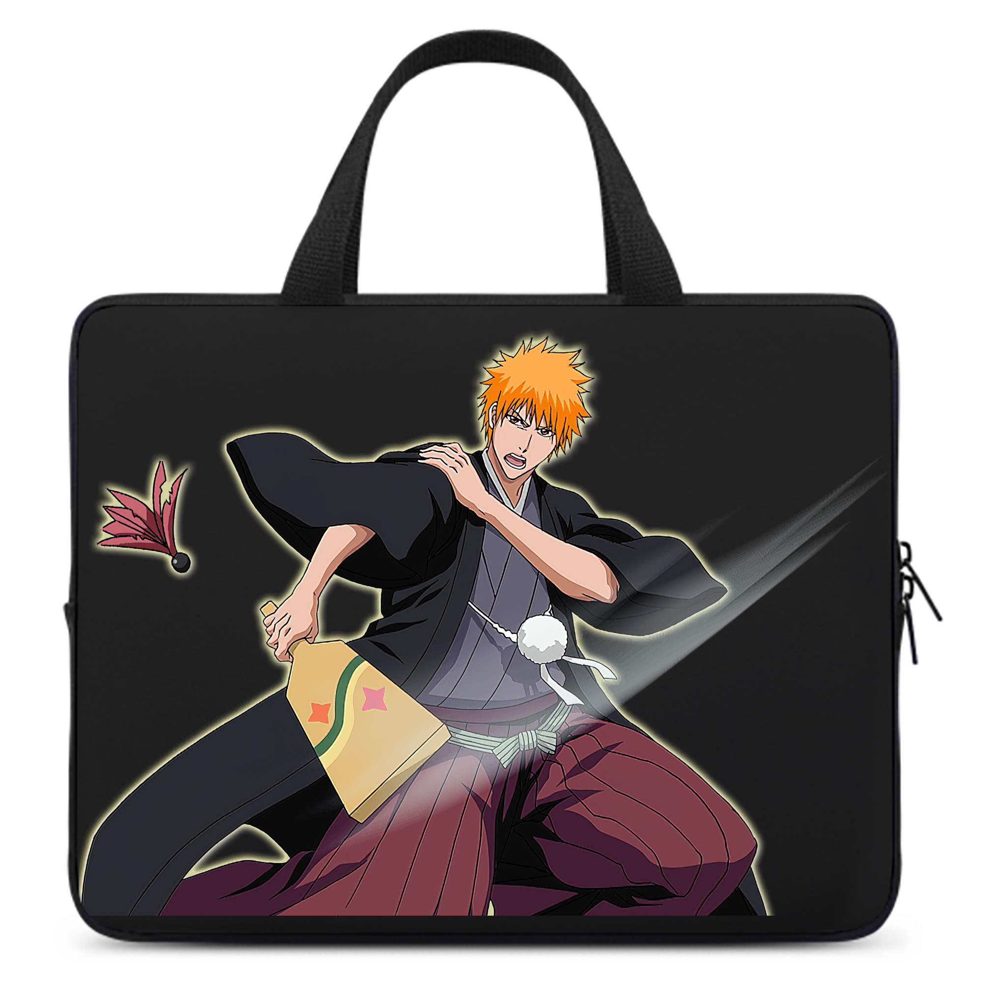（画像用） ブリーチ 黒崎一護（くろさき いちご）BLEACH Kurosaki Ichigo 手提げノートパソコンバッグ