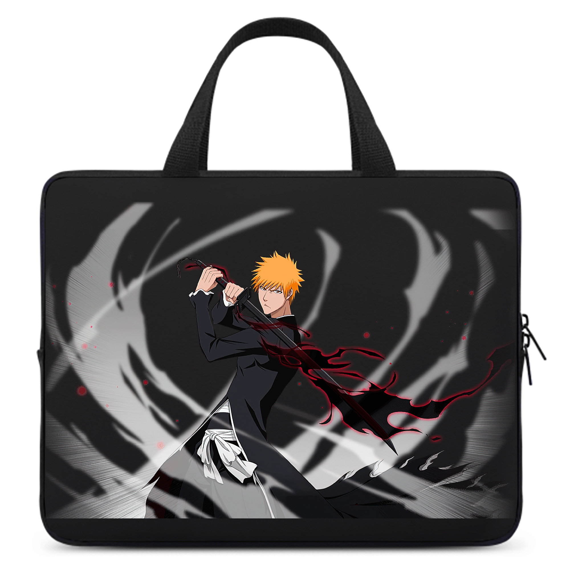 （画像用） ブリーチ 黒崎一護（くろさき いちご）BLEACH Kurosaki Ichigo 手提げノートパソコンバッグ