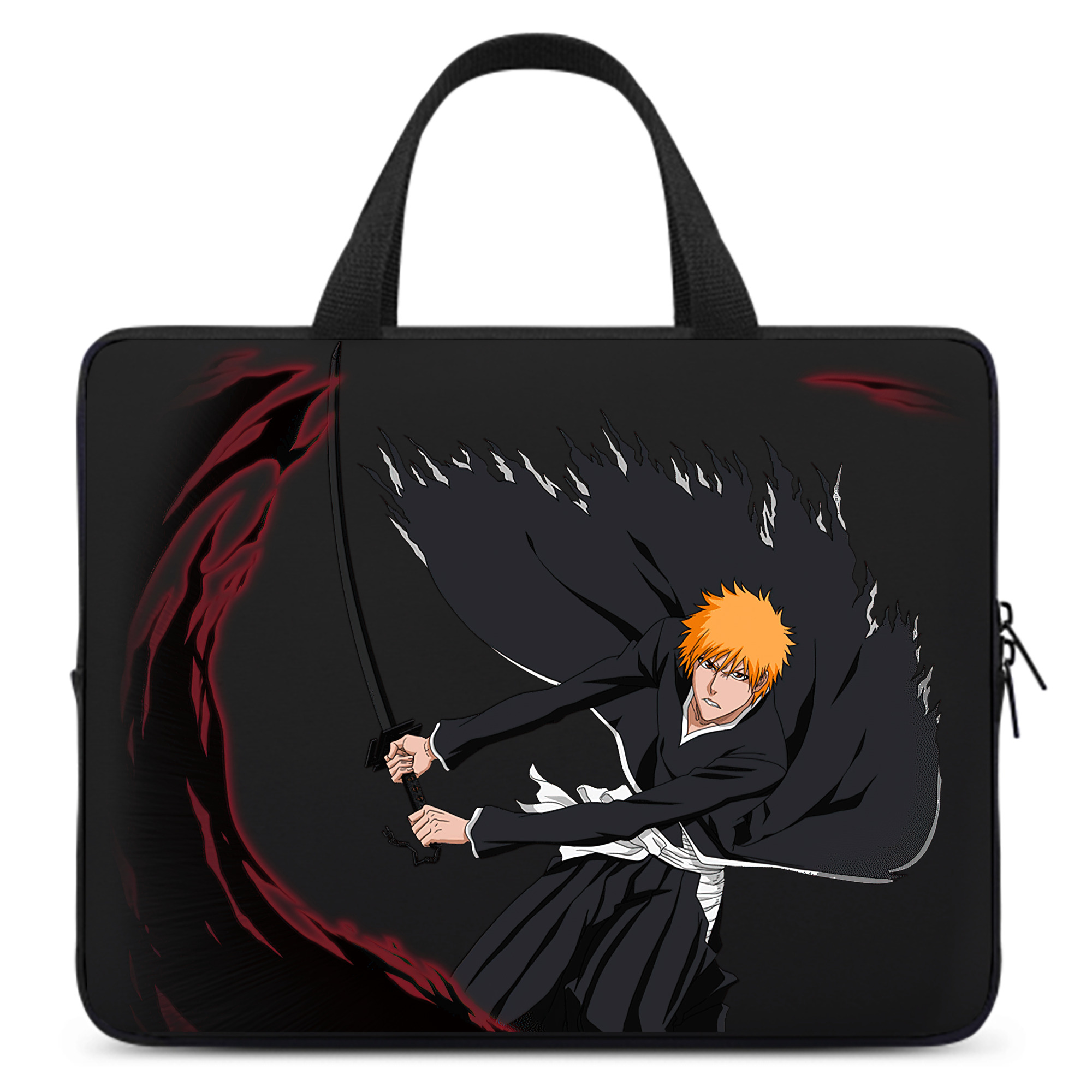 （画像用） ブリーチ 黒崎一護（くろさき いちご）BLEACH Kurosaki Ichigo 手提げノートパソコンバッグ