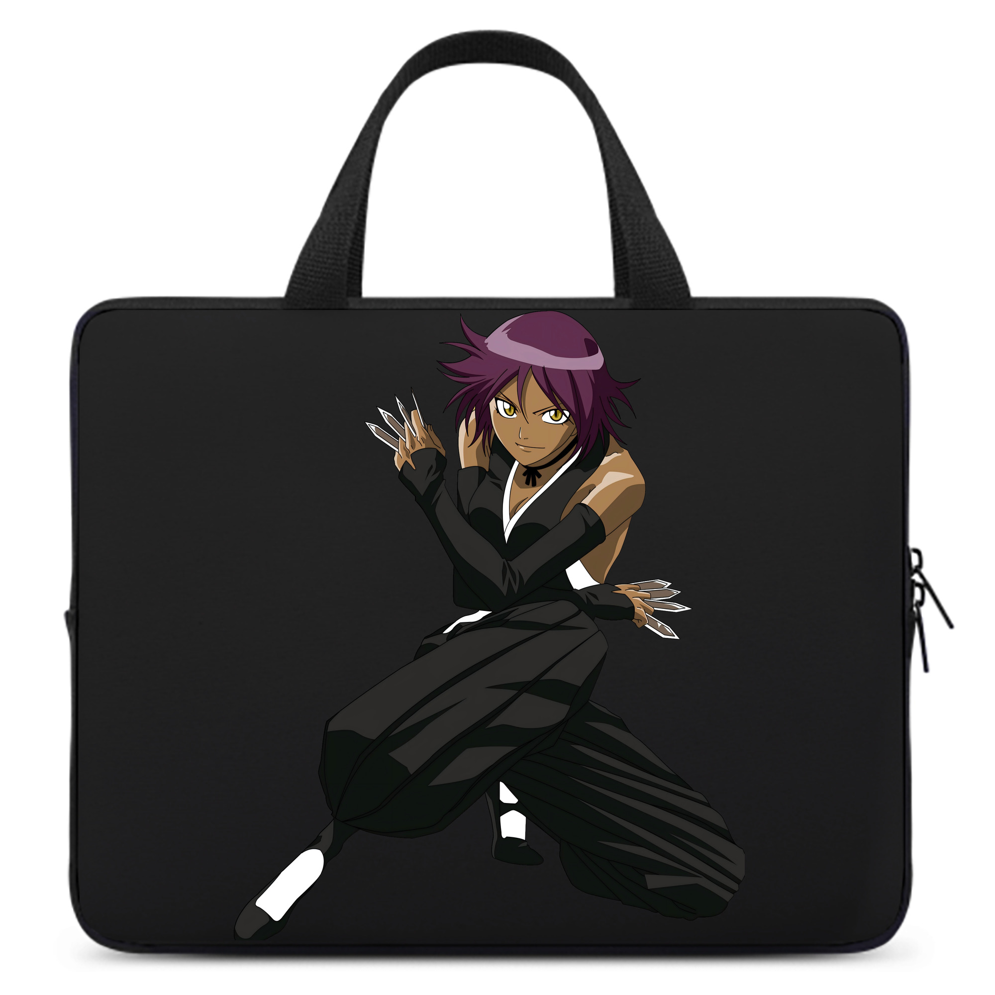 （画像用） ブリーチ 四楓院 夜一（しほういん よるいち） BLEACH Shihouin Yoruichi 手提げノートパソコンバッグ