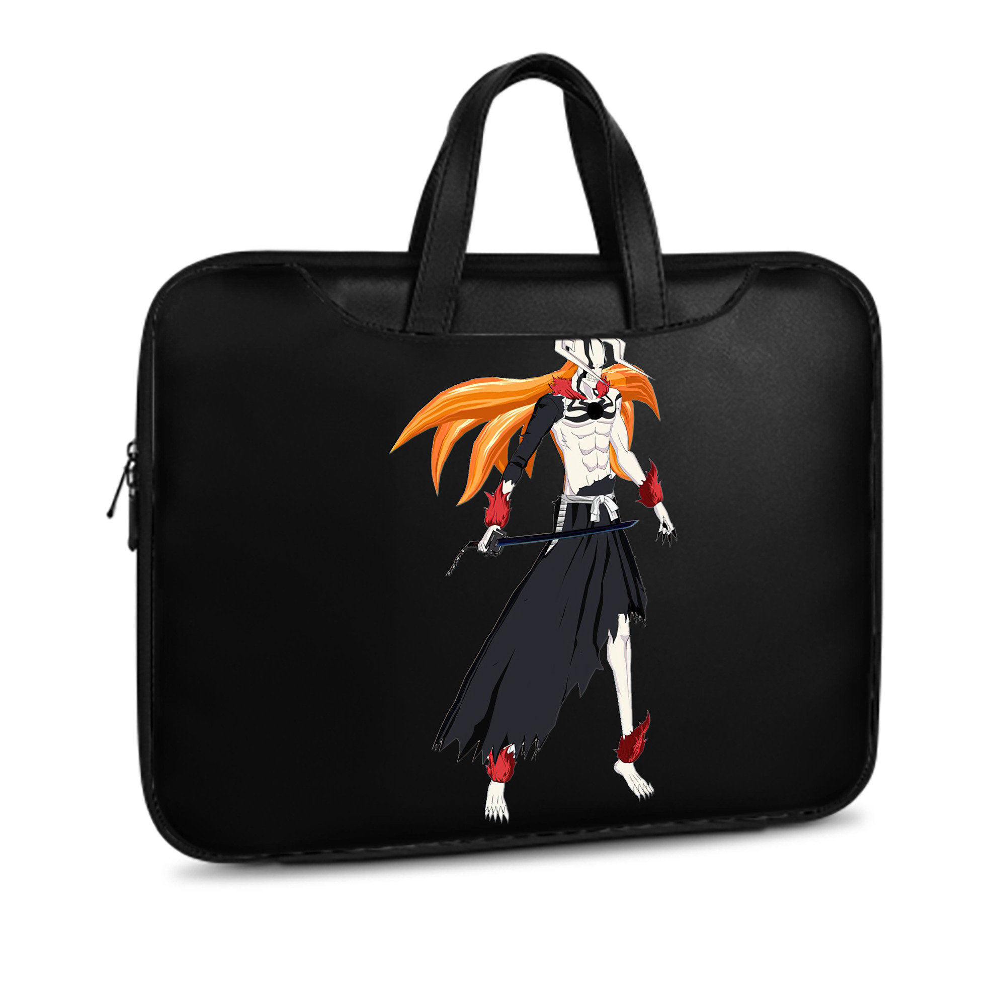 （画像用） ブリーチ 黒崎一護（くろさき いちご）BLEACH Kurosaki Ichigo レザーラップトップバッグ　ノートパソコンケース