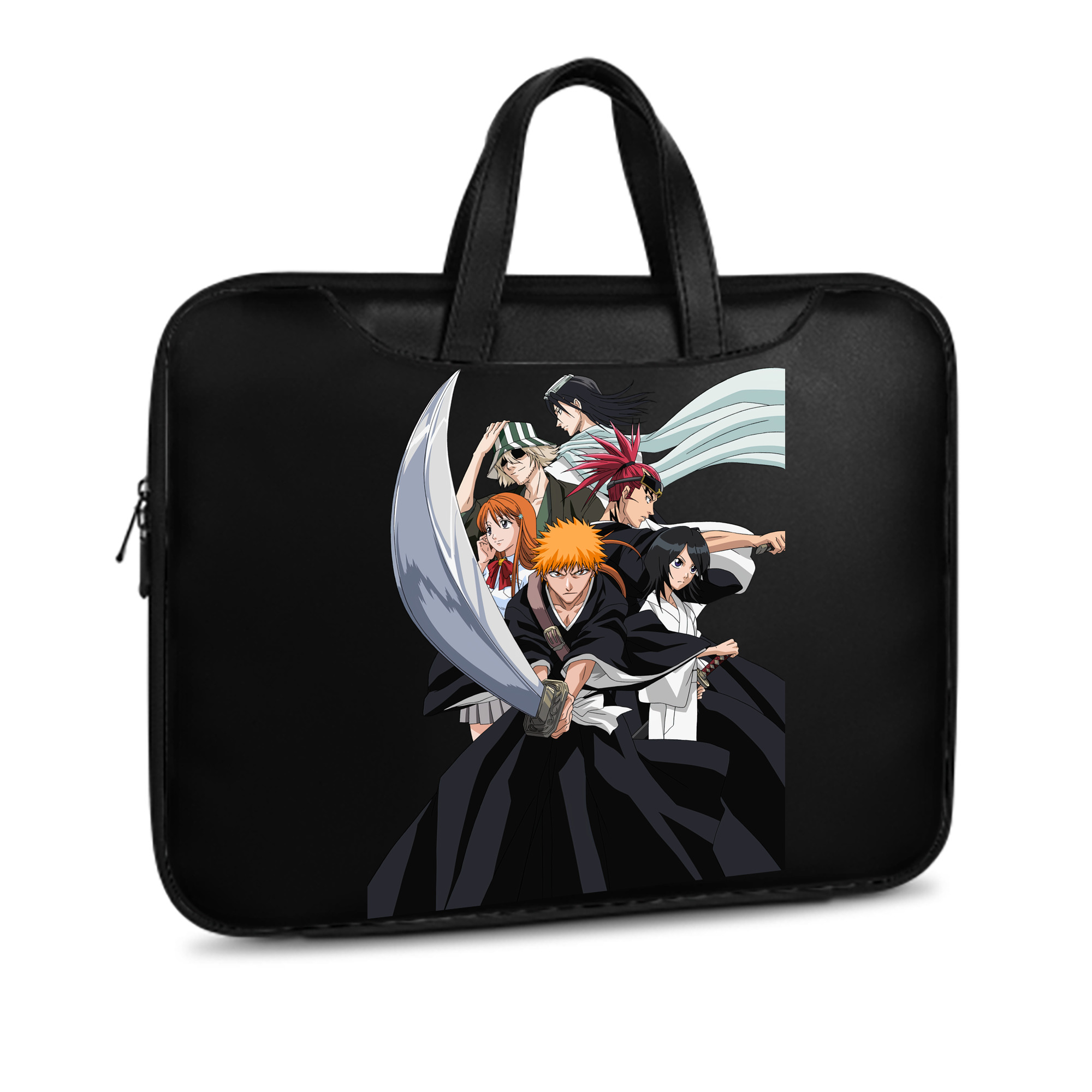 （画像用） ブリーチ 黒崎一護（くろさき いちご）BLEACH Kurosaki Ichigo レザーラップトップバッグ　ノートパソコンケース