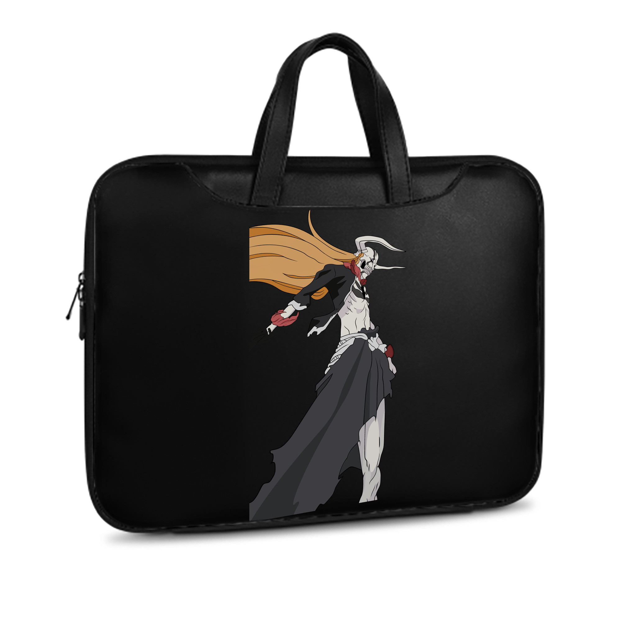 （画像用） ブリーチ 黒崎一護（くろさき いちご）BLEACH Kurosaki Ichigo レザーラップトップバッグ　ノートパソコンケース