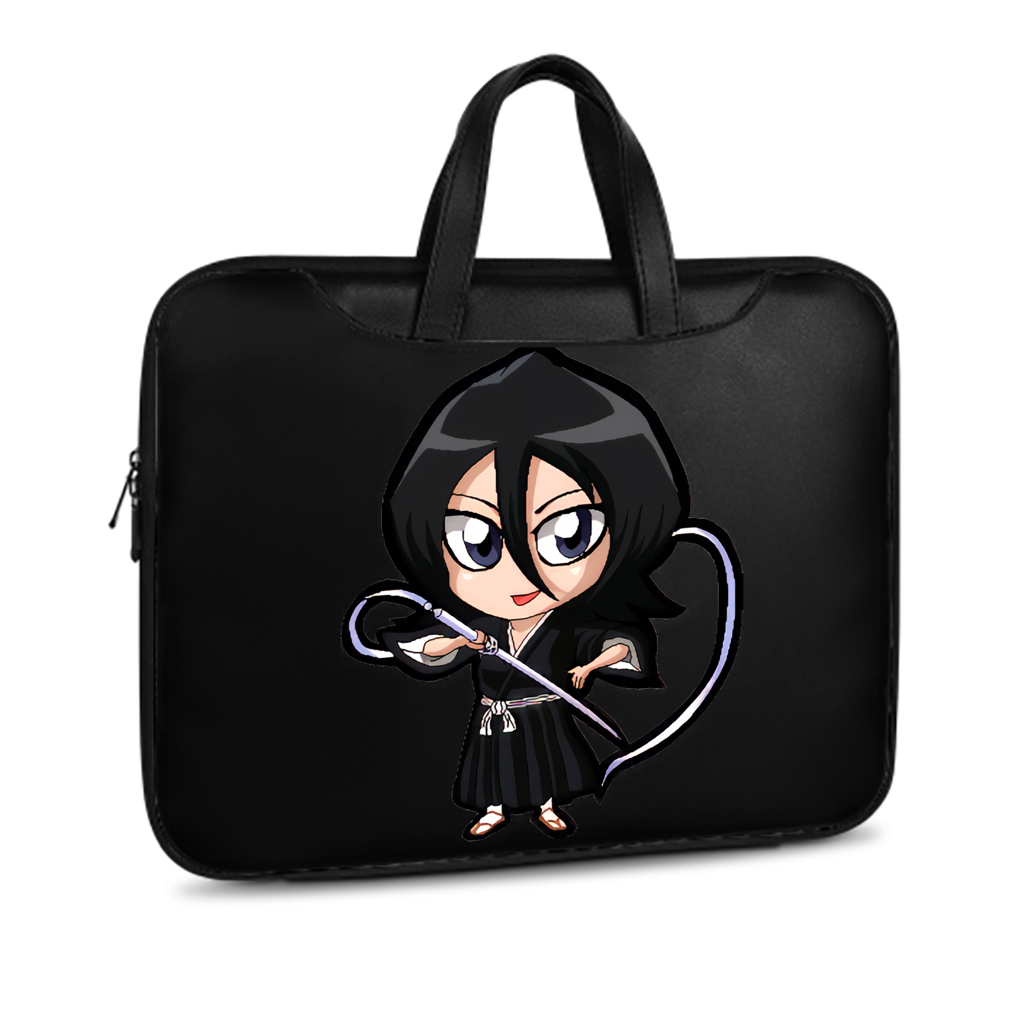 （画像用） ブリーチ 朽木ルキア BLEACH Kuchiki Rukia レザーラップトップバッグ　ノートパソコンケース