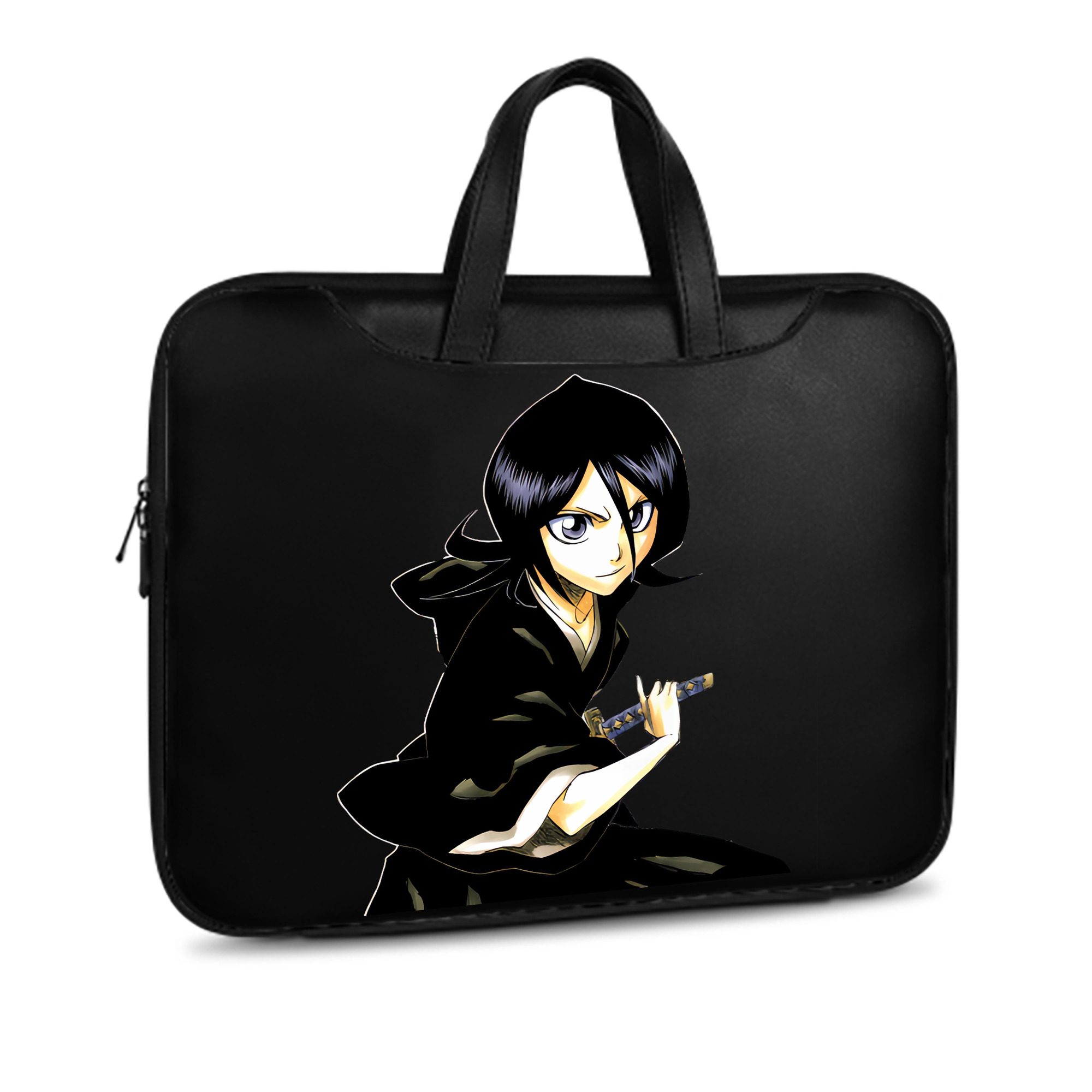 （画像用） ブリーチ 朽木ルキア BLEACH Kuchiki Rukia レザーラップトップバッグ　ノートパソコンケース