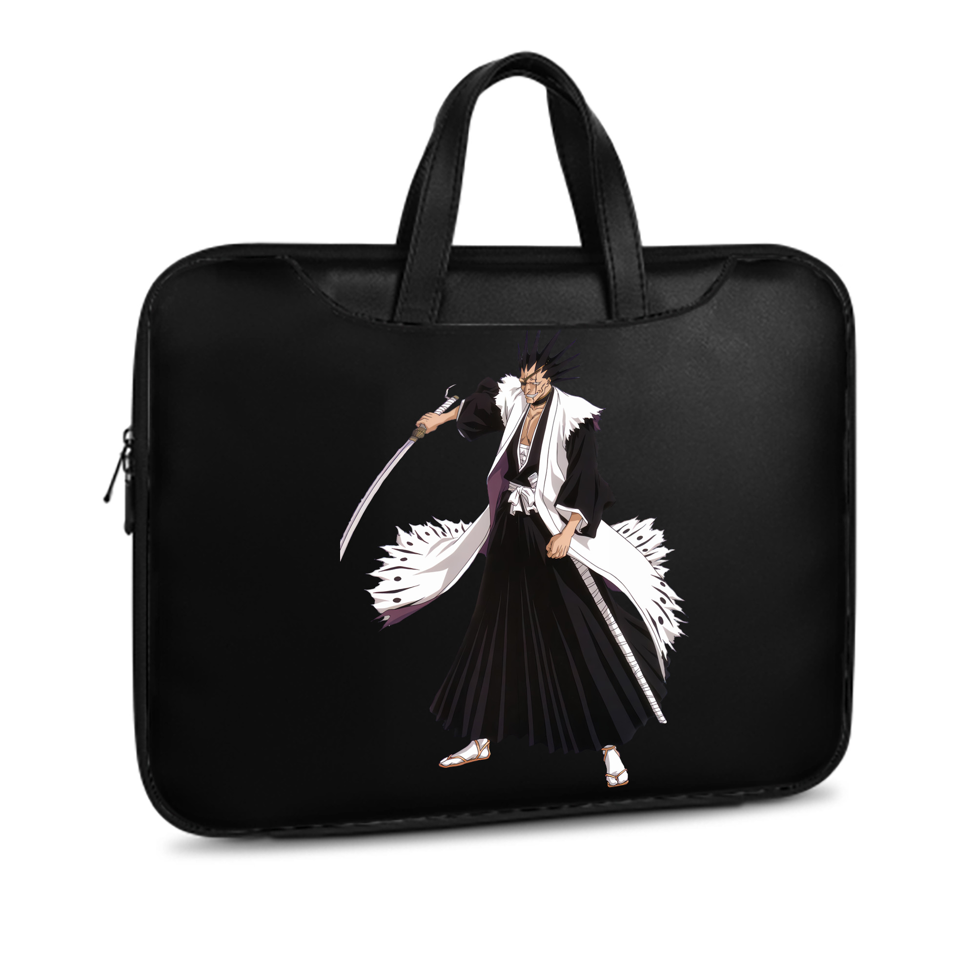 （画像用） ブリーチ ざらき けんぱち BLEACH Zaraki Kenpachi レザーラップトップバッグ　ノートパソコンケース