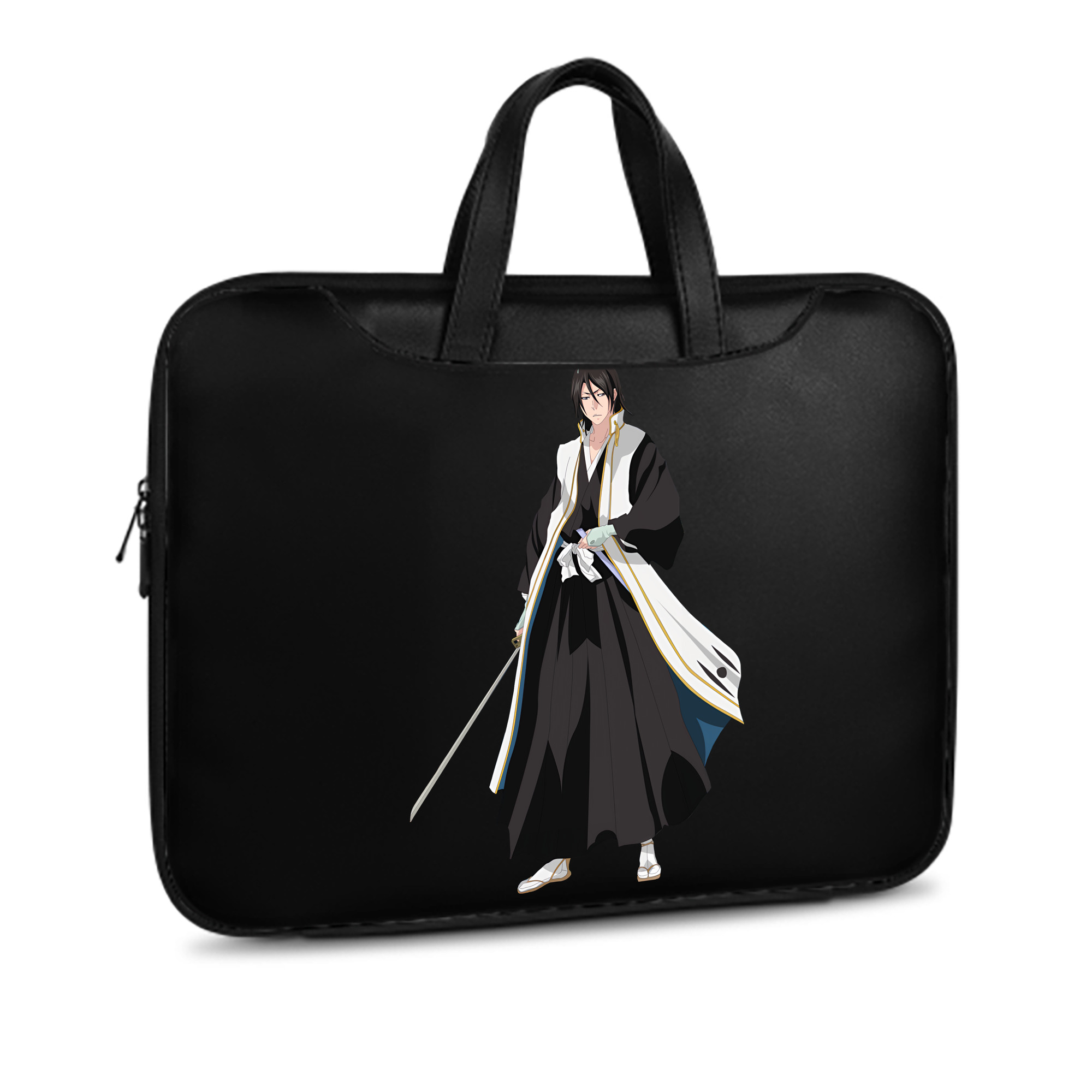（画像用） ブリーチ くちき びゃくや BLEACH Kuchiki Byakuya レザーラップトップバッグ　ノートパソコンケース
