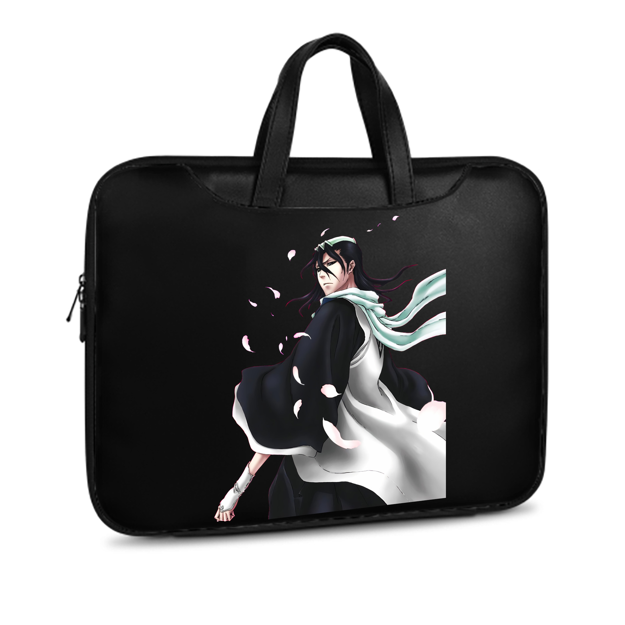 （画像用） ブリーチ くちき びゃくや BLEACH Kuchiki Byakuya レザーラップトップバッグ　ノートパソコンケース