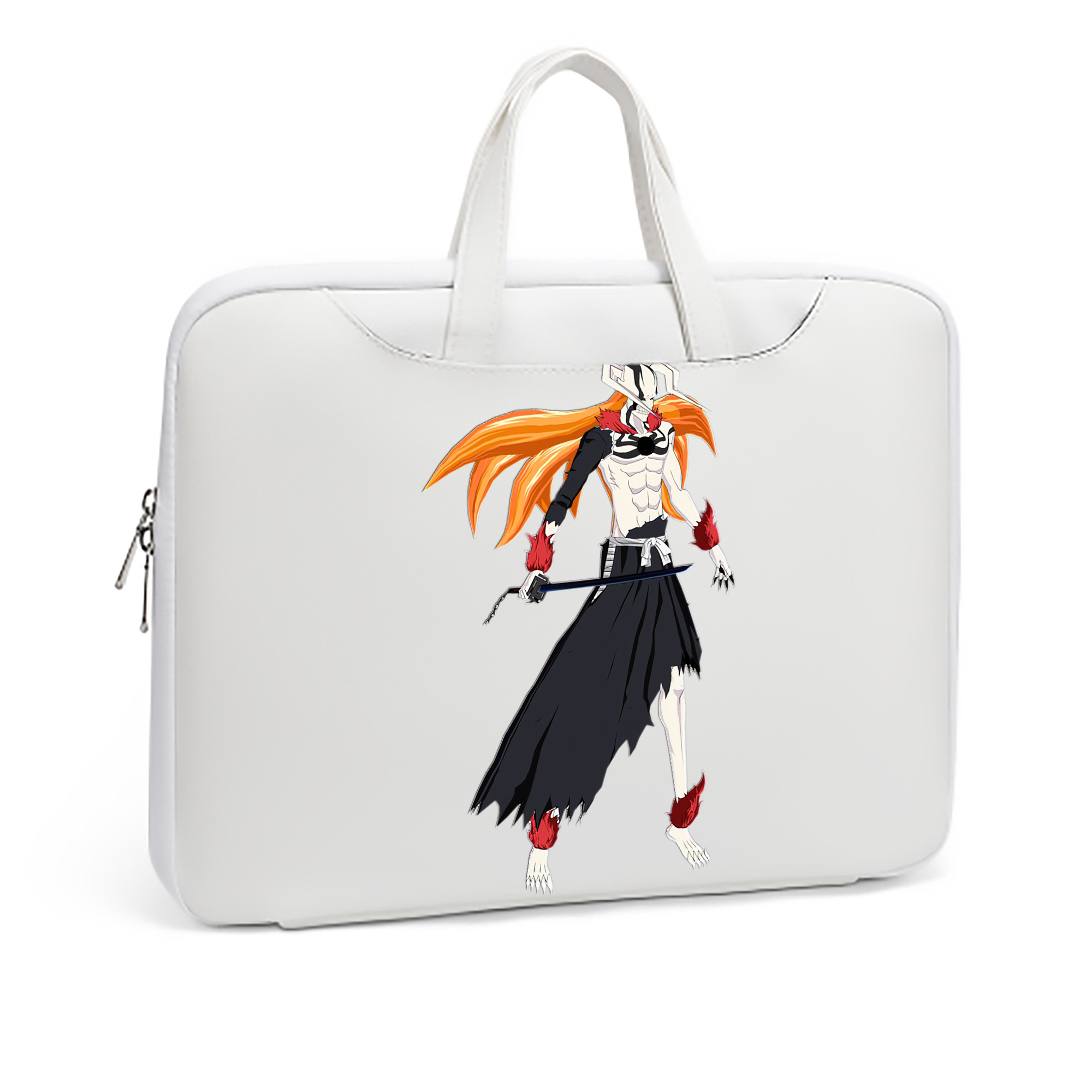 （画像用） ブリーチ 黒崎一護（くろさき いちご）BLEACH Kurosaki Ichigo レザーラップトップバッグ　ノートパソコンケース