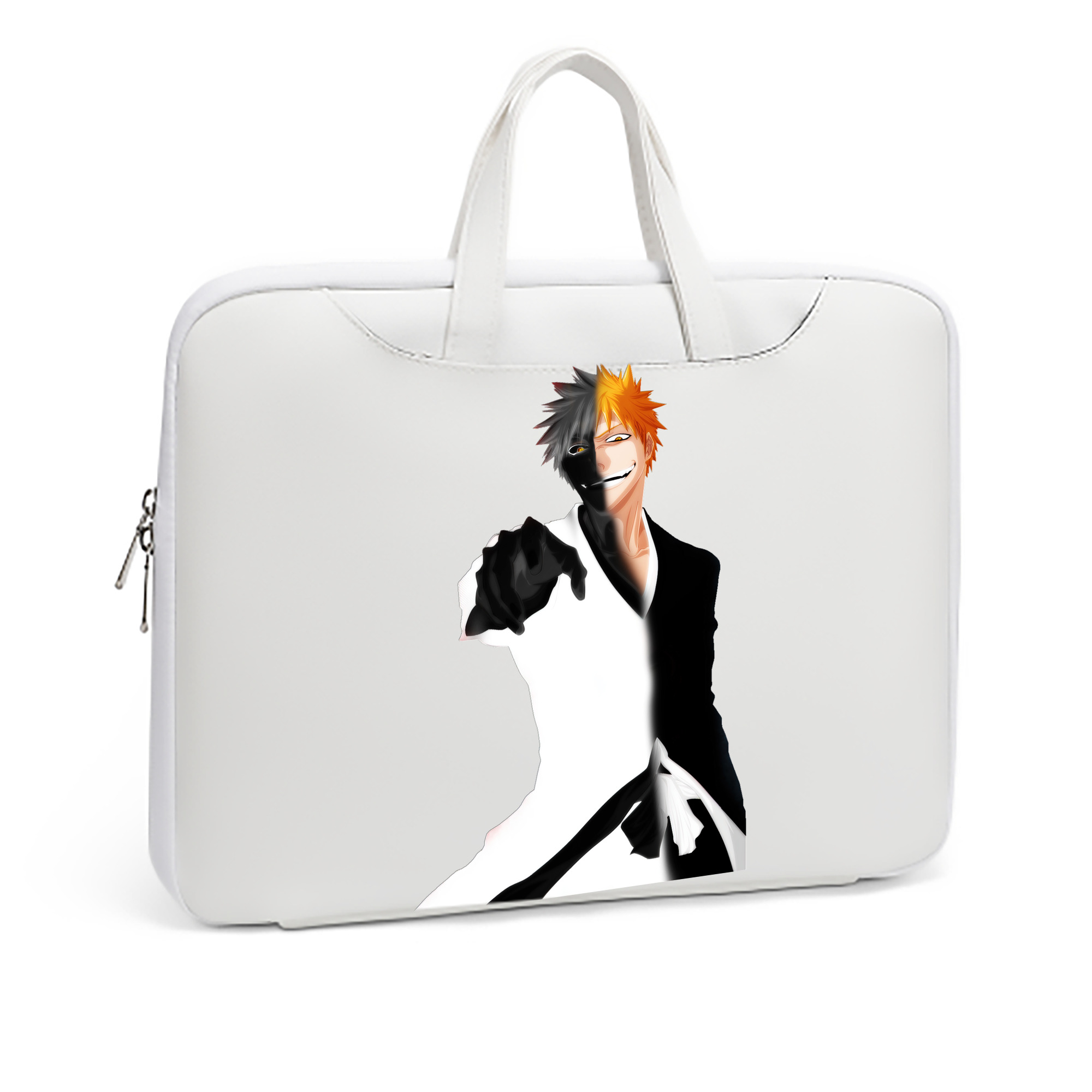 （画像用） ブリーチ 黒崎一護（くろさき いちご）BLEACH Kurosaki Ichigo レザーラップトップバッグ　ノートパソコンケース
