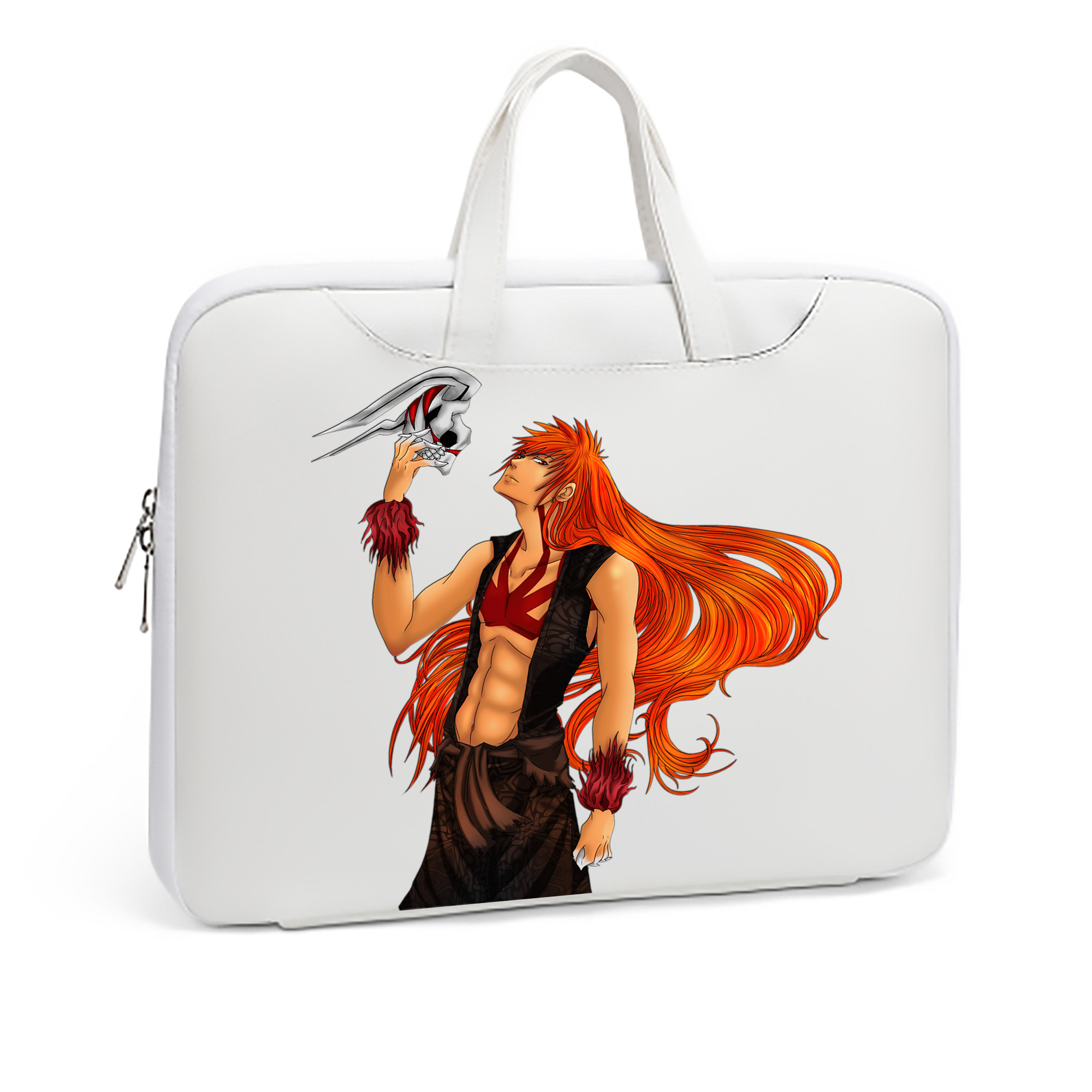 （画像用） ブリーチ 黒崎一護（くろさき いちご）BLEACH Kurosaki Ichigo レザーラップトップバッグ　ノートパソコンケース