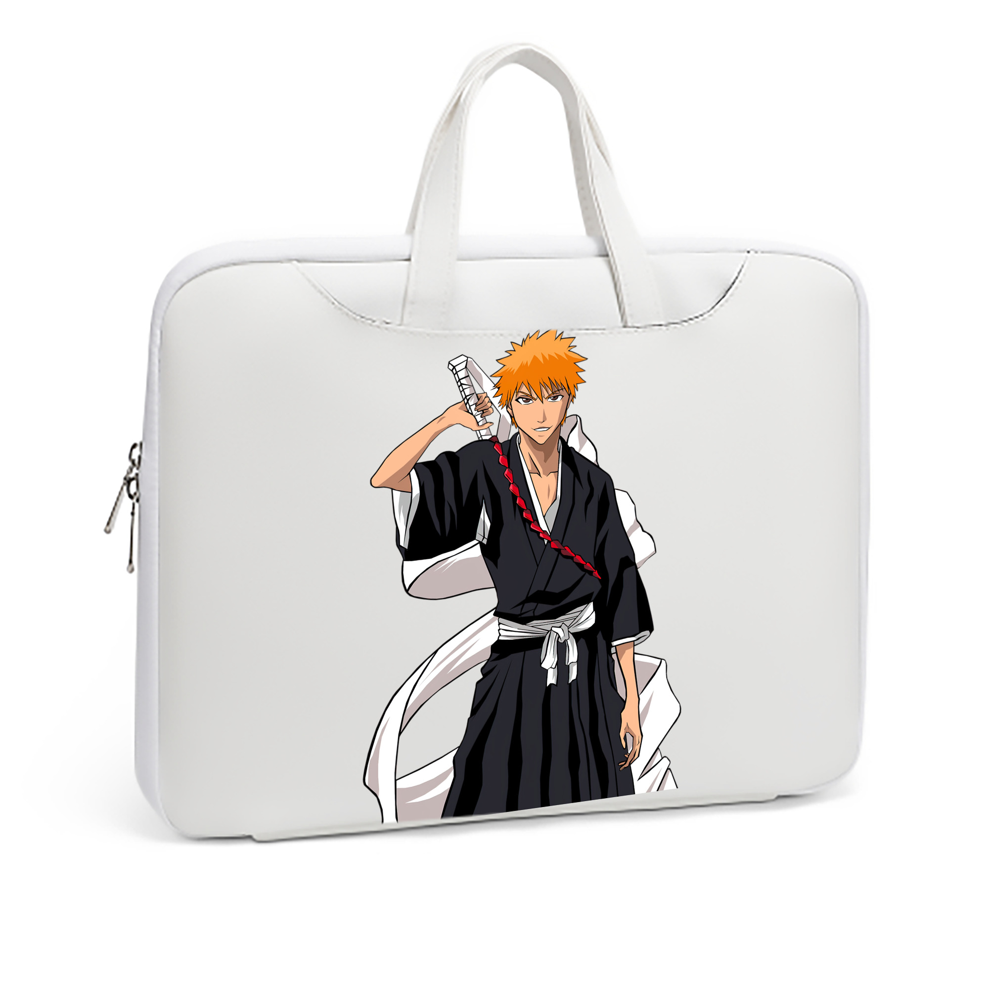 （画像用） ブリーチ 黒崎一護（くろさき いちご）BLEACH Kurosaki Ichigo レザーラップトップバッグ　ノートパソコンケース