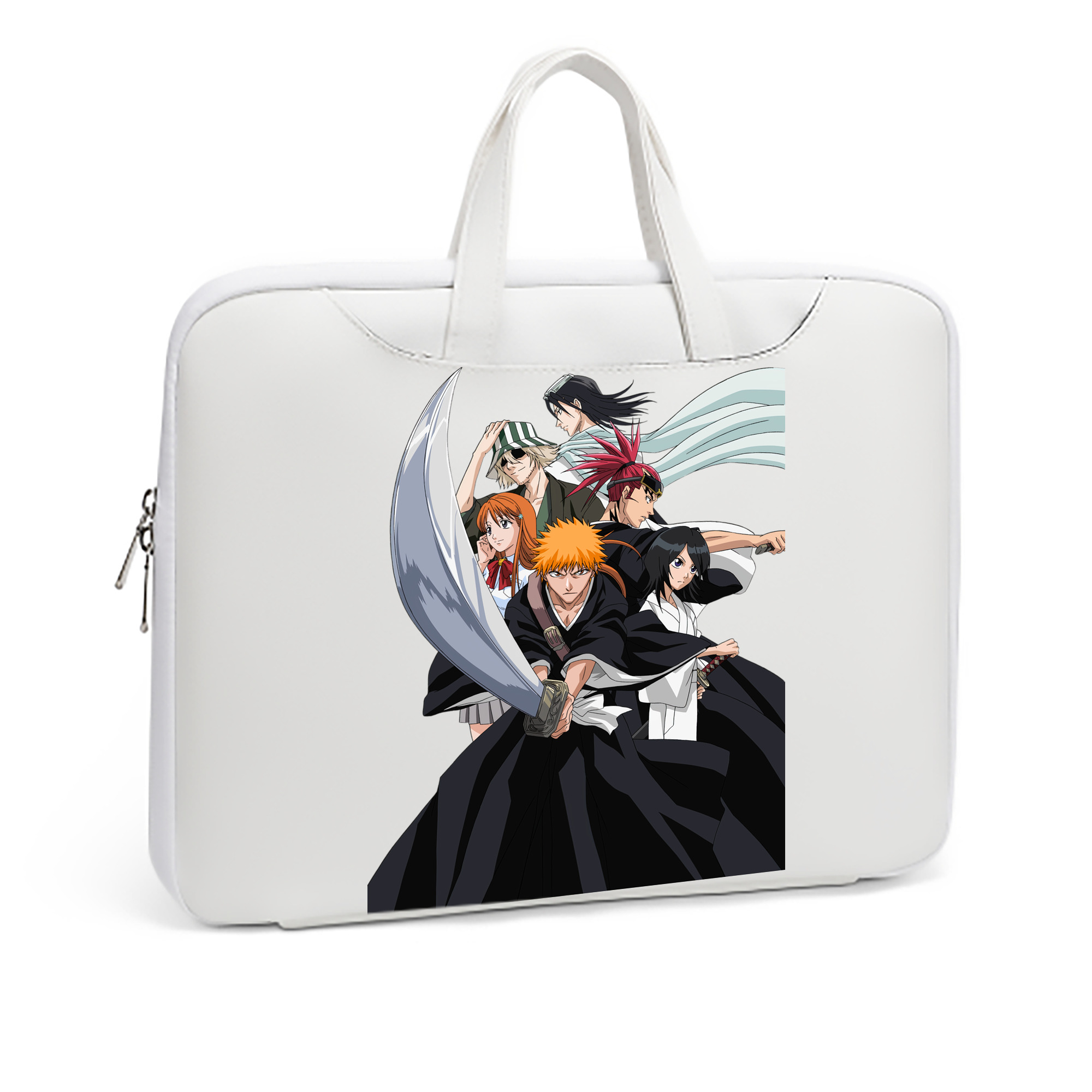 （画像用） ブリーチ 黒崎一護（くろさき いちご）BLEACH Kurosaki Ichigo レザーラップトップバッグ　ノートパソコンケース