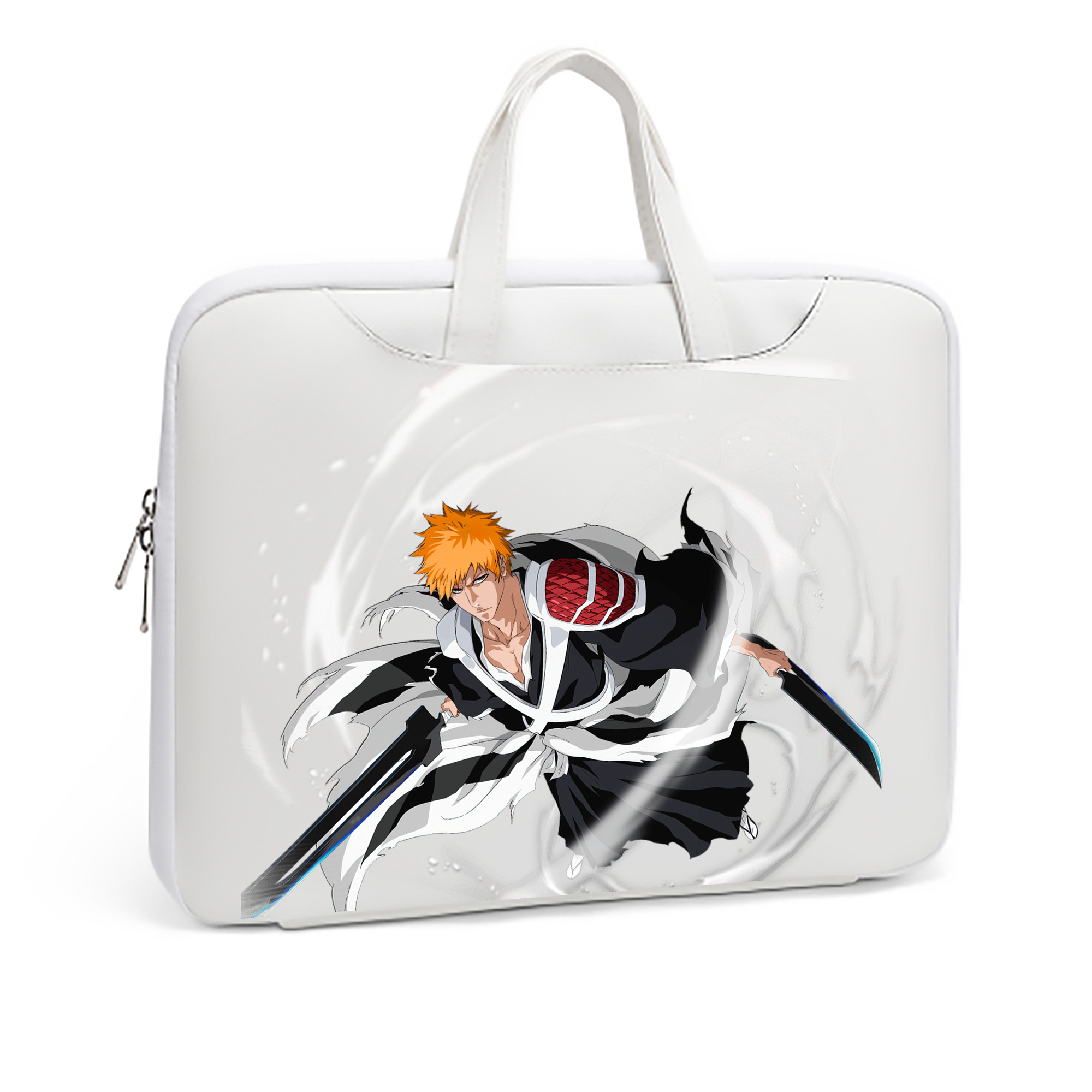 （画像用） ブリーチ 黒崎一護（くろさき いちご）BLEACH Kurosaki Ichigo レザーラップトップバッグ　ノートパソコンケース