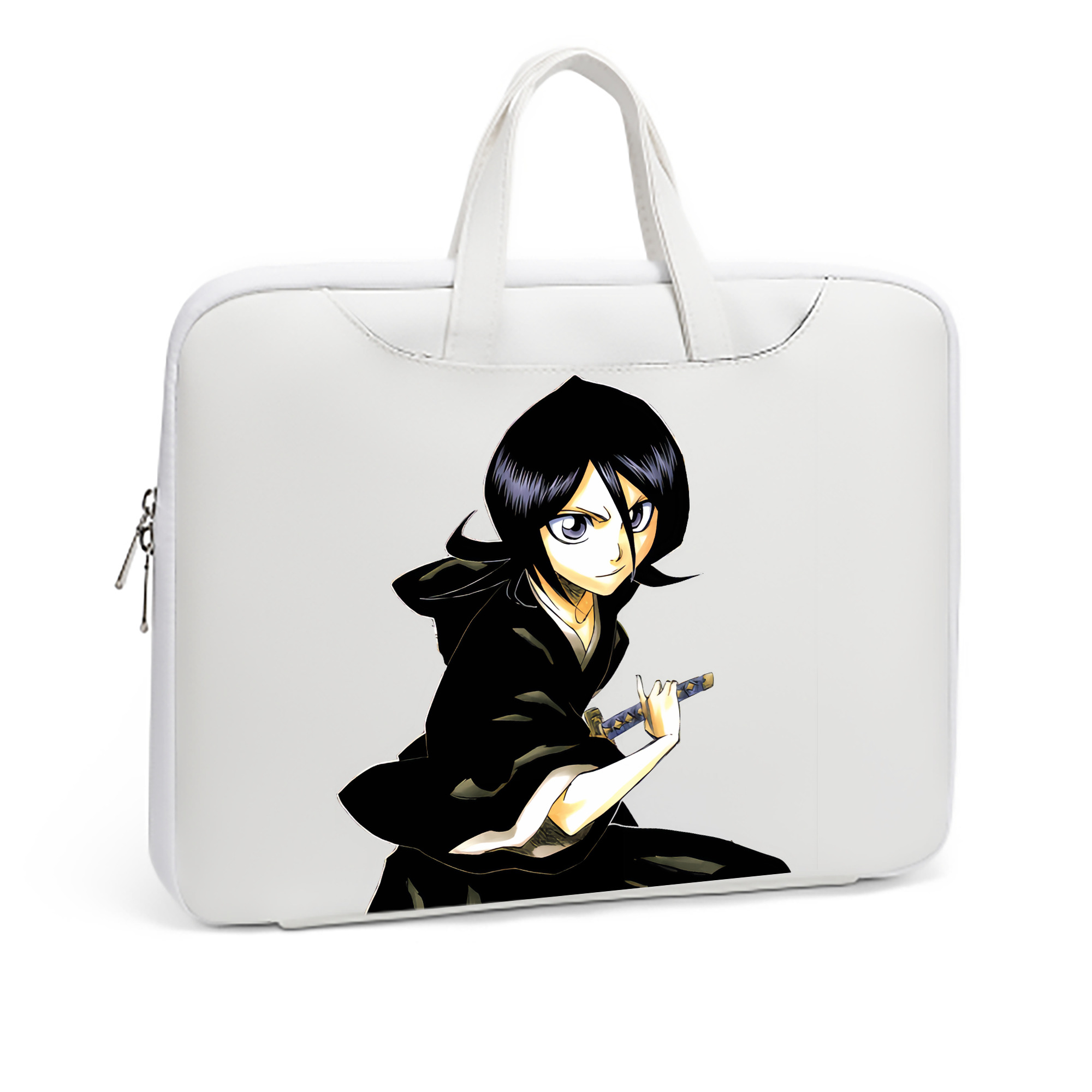 （画像用） ブリーチ 朽木ルキア BLEACH Kuchiki Rukia レザーラップトップバッグ　ノートパソコンケース