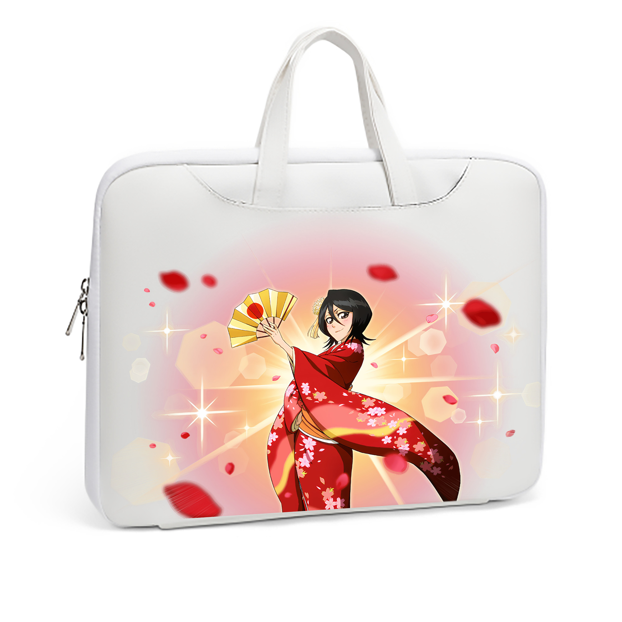 （画像用） ブリーチ 朽木ルキア BLEACH Kuchiki Rukia レザーラップトップバッグ　ノートパソコンケース