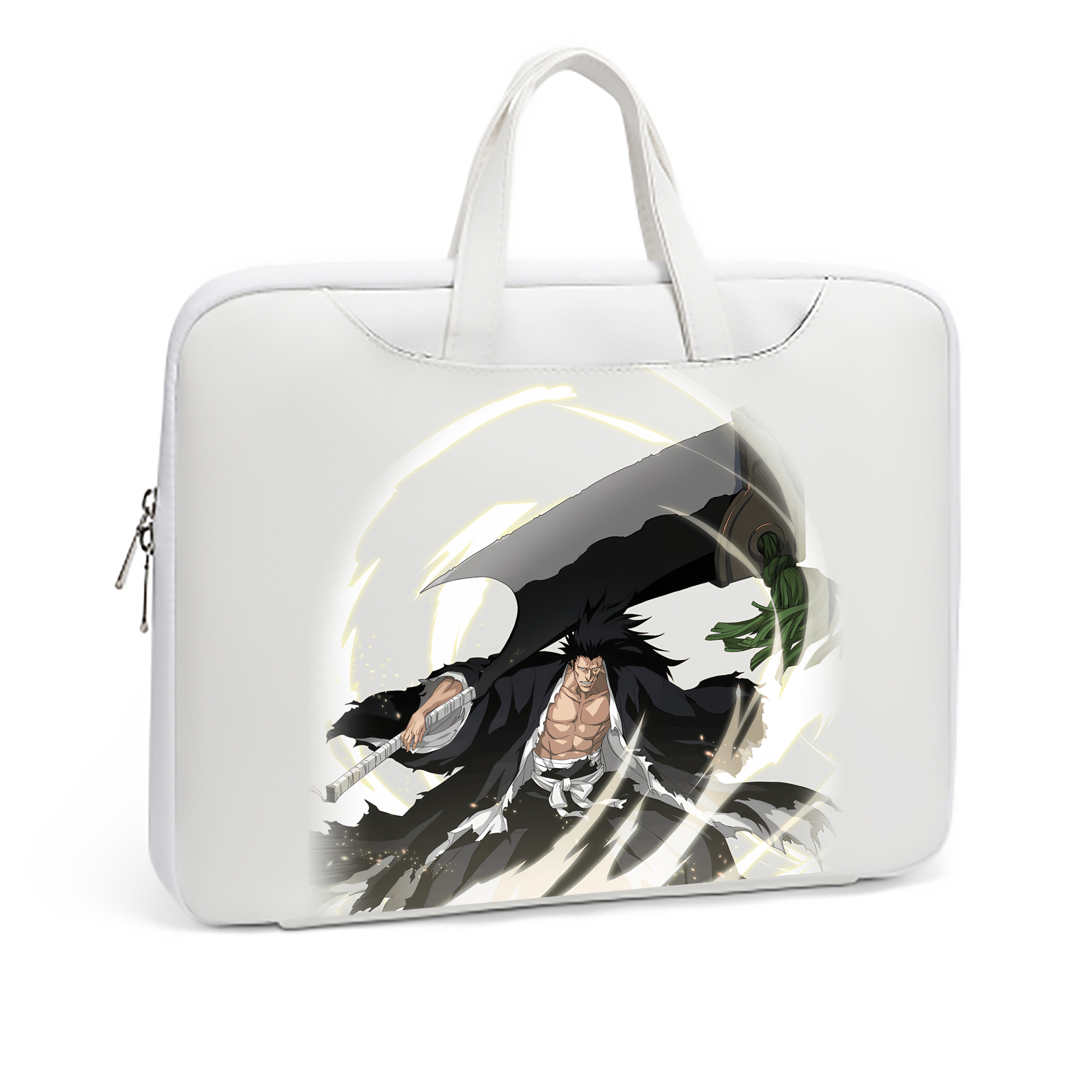 （画像用） ブリーチ ざらき けんぱち BLEACH Zaraki Kenpachi レザーラップトップバッグ　ノートパソコンケース