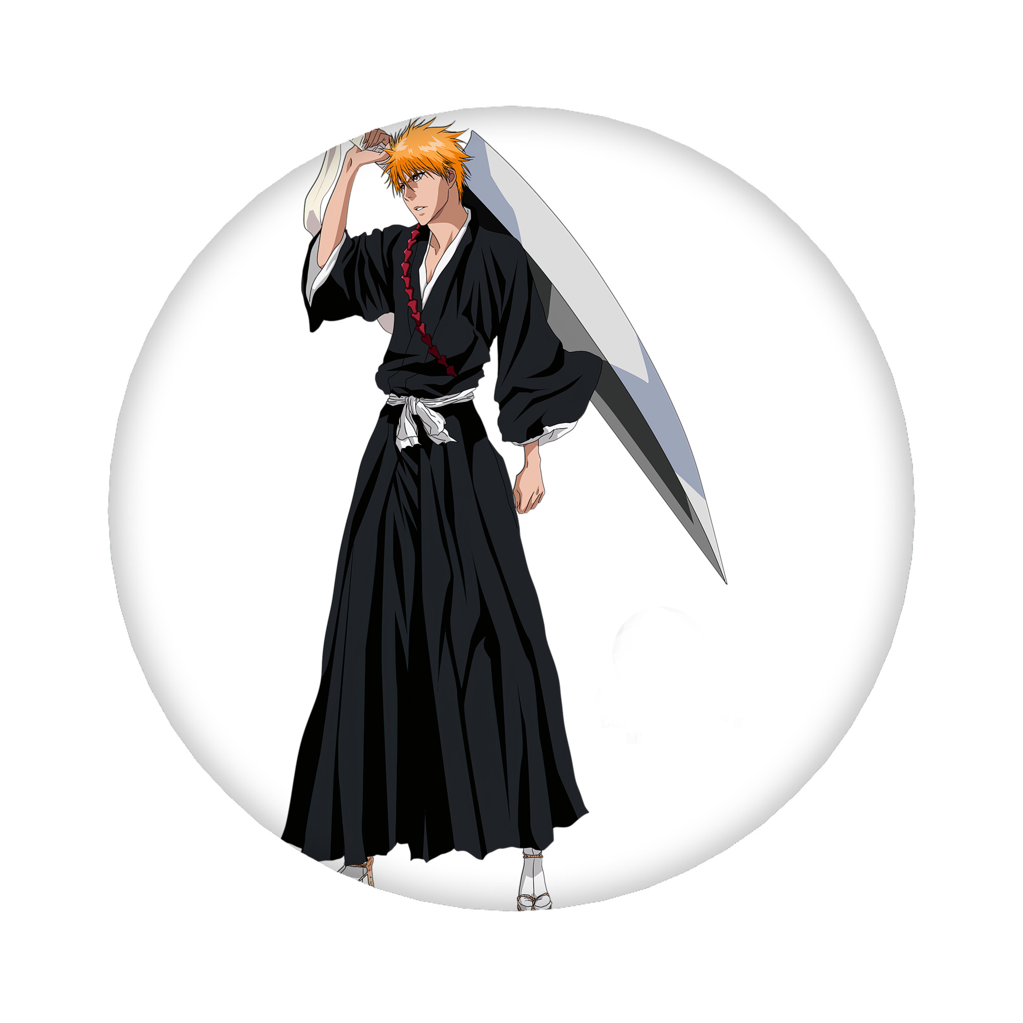 （画像用） ブリーチ 黒崎一護（くろさき いちご）BLEACH Kurosaki Ichigo 6cm 缶バッジ 複数セット