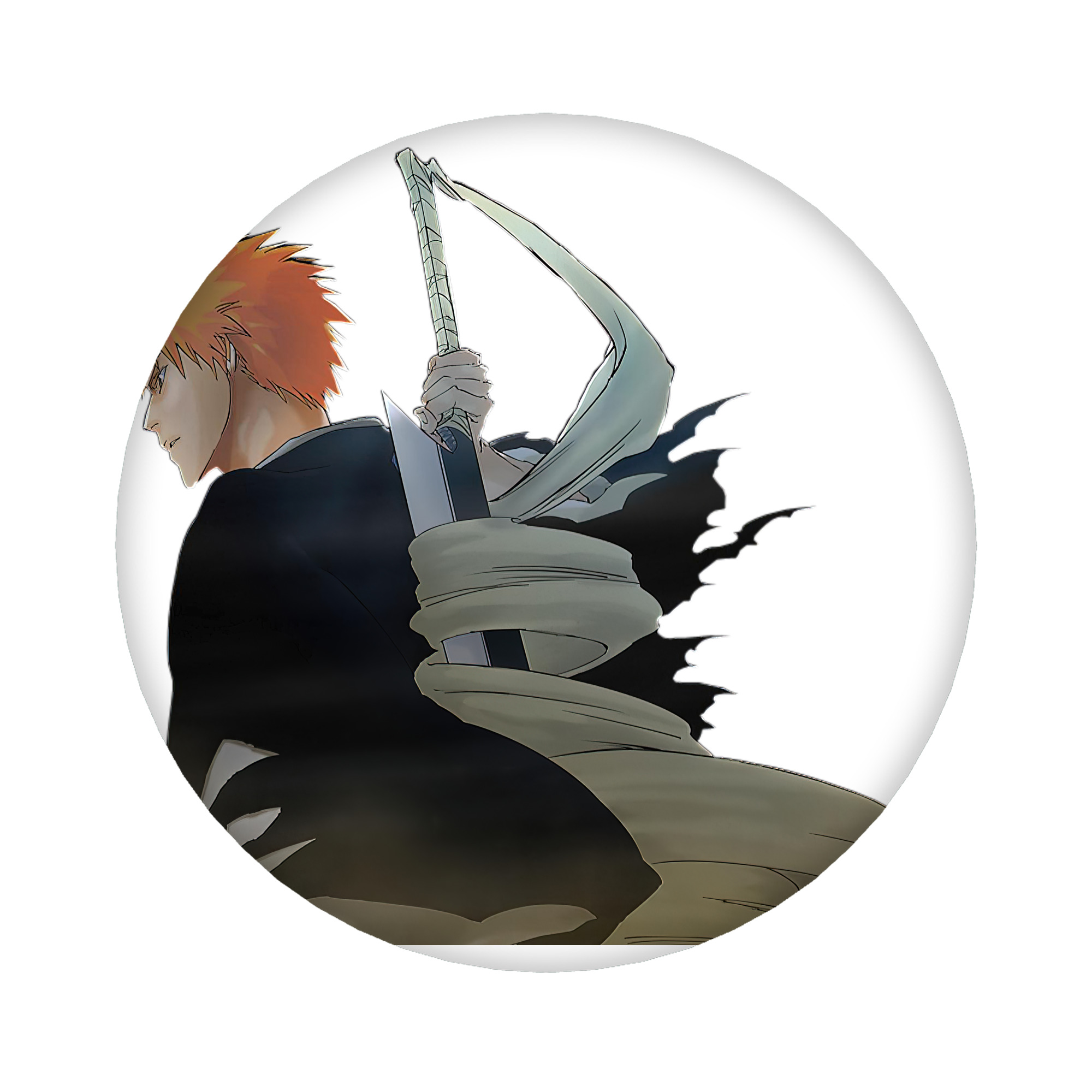 （画像用） ブリーチ 黒崎一護（くろさき いちご）BLEACH Kurosaki Ichigo 6cm 缶バッジ 複数セット